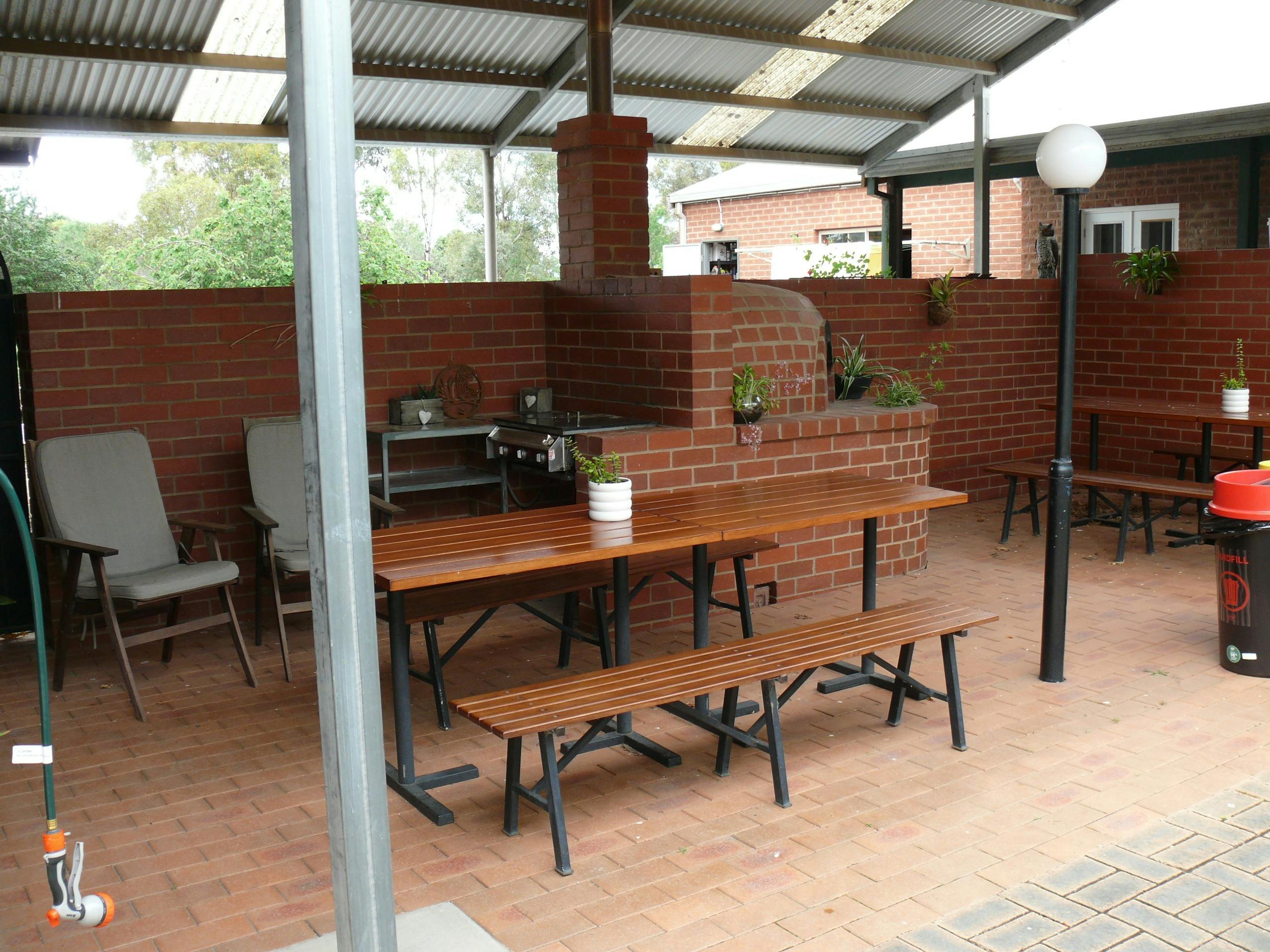 BBQ area