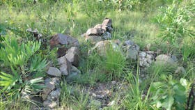 Virginia Town site 1869 Survey Markers