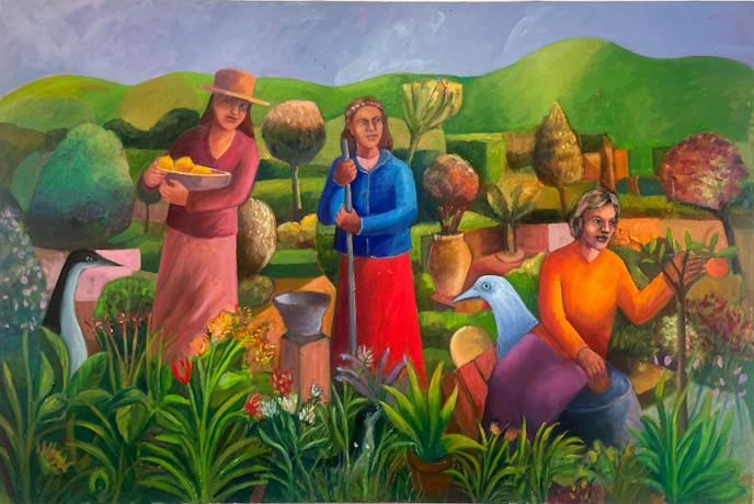 Oil on Canvas 110 × 153 cm