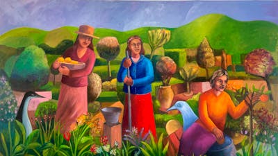 Oil on Canvas 110 × 153 cm