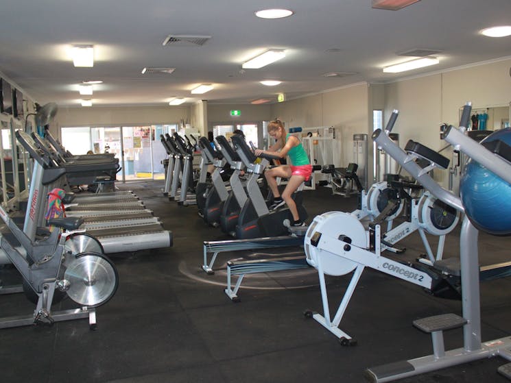 Inside the Gym at Macksville Aquatic Centre