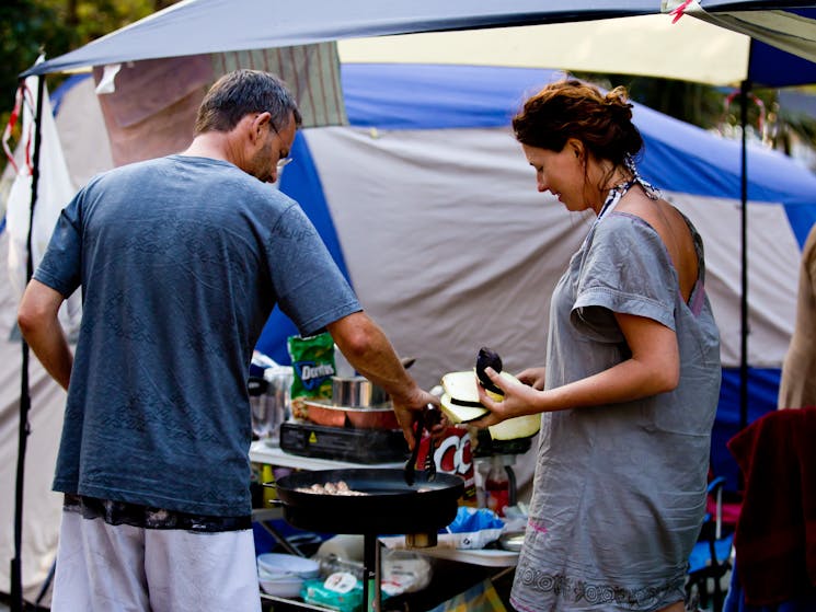 Bistrol Point campground, Booderee National Park