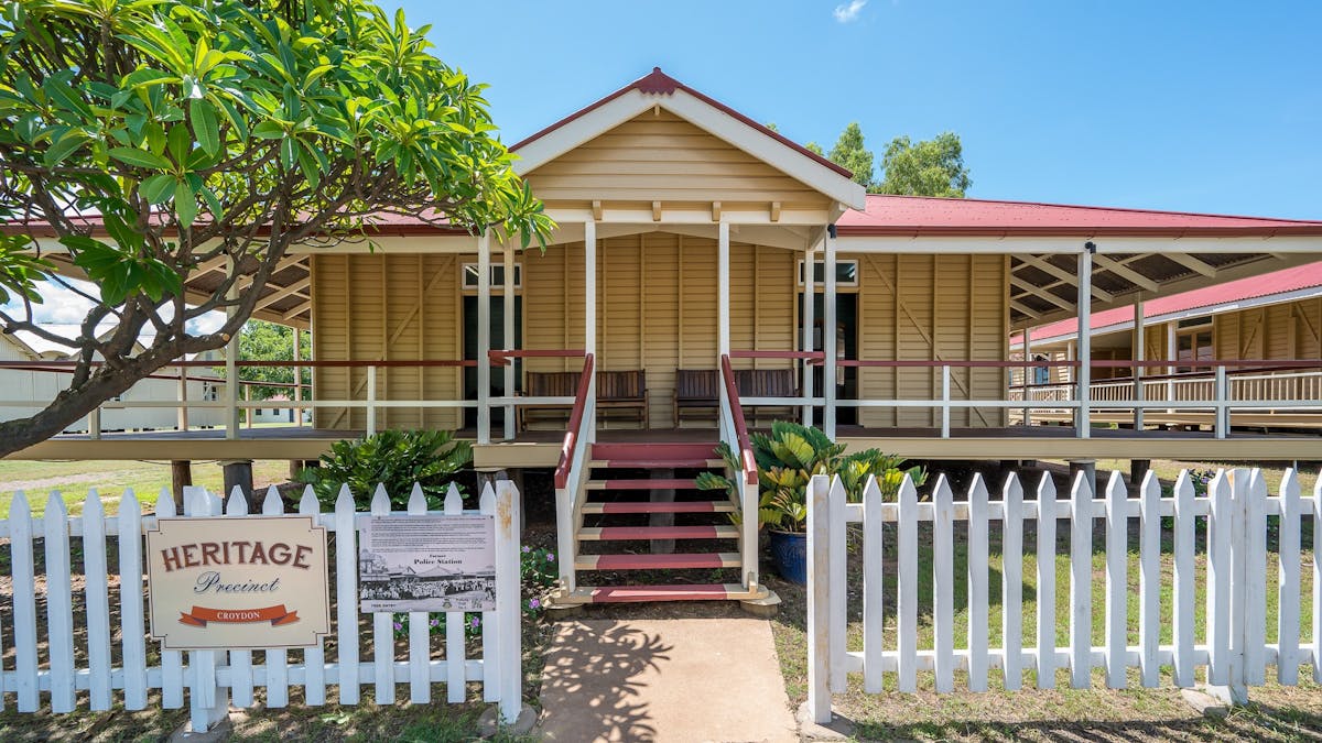 Heritage Precinct Croydon, old police station, gold era, history