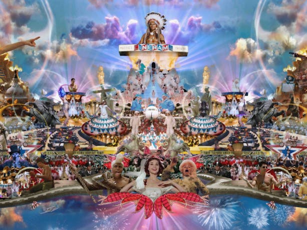 Still from Heaven's Gate by Marco Brambilla