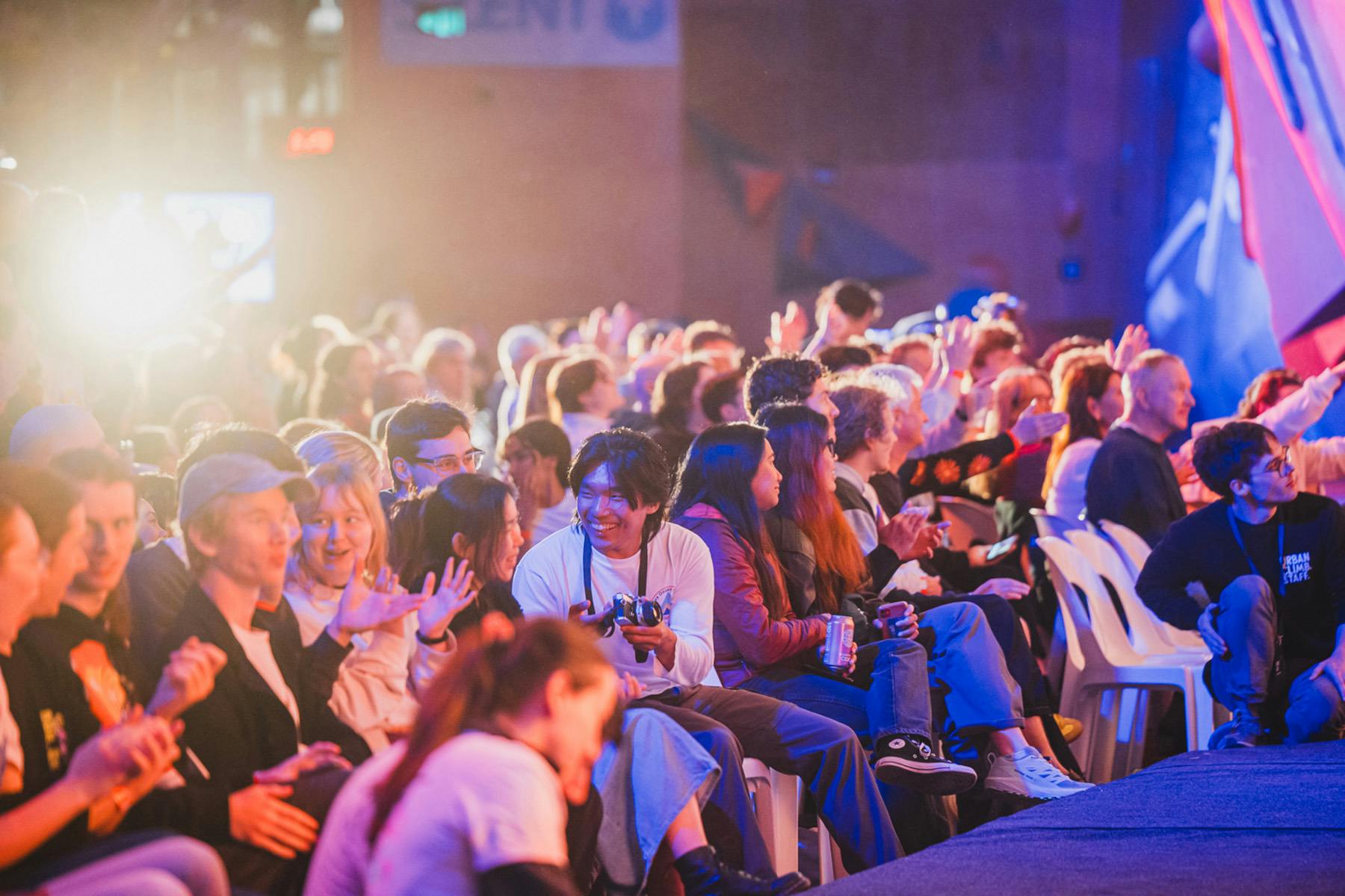 Spectators during the finals event