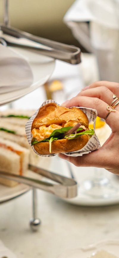 Tea sandwiches at high tea
