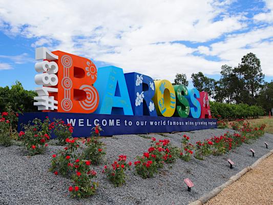 Welcome to the Barossa Sign - Lyndoch, Attraction | South Australia