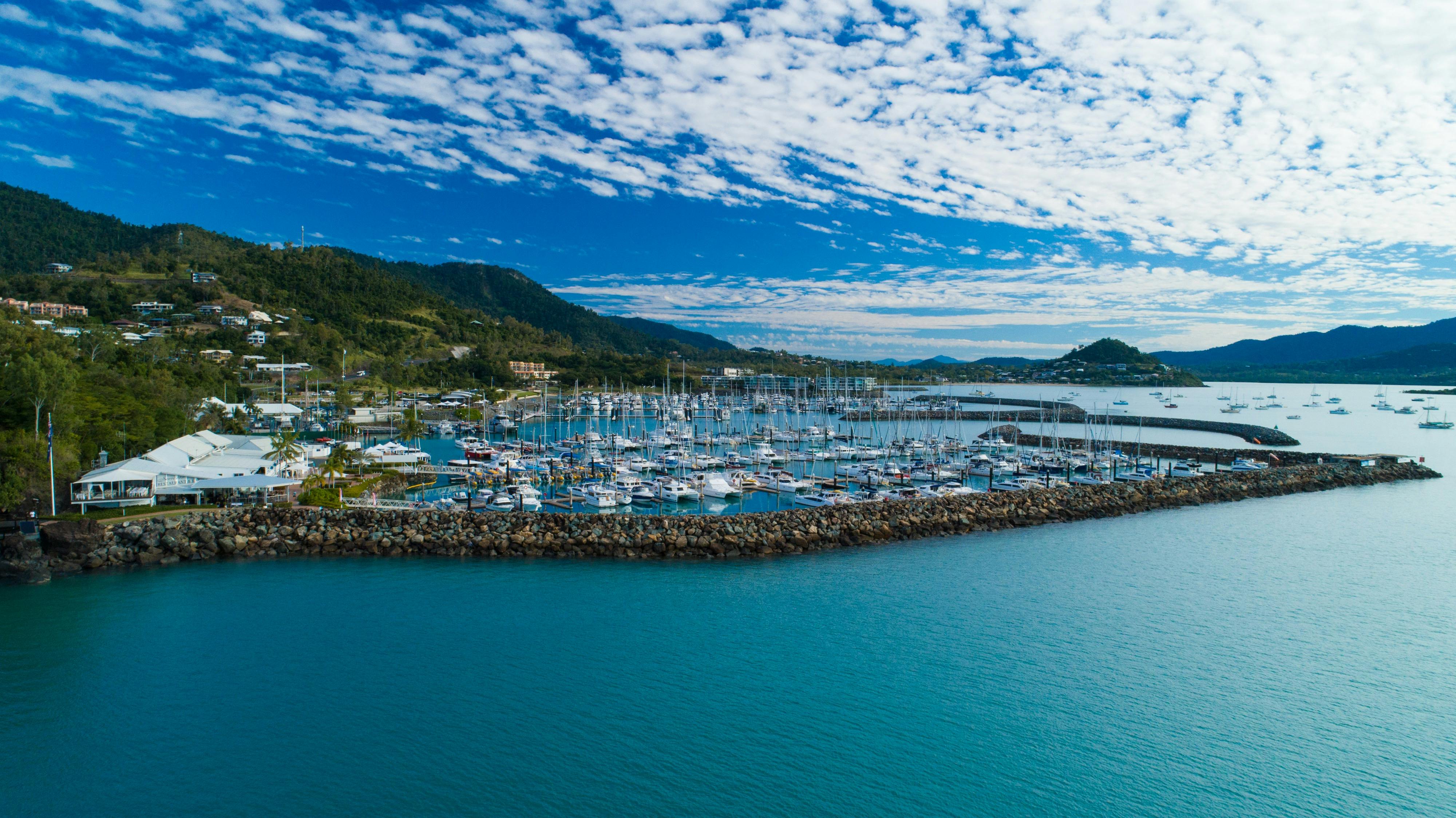 Located in the Heart of Coral Sea Marina Airlie Beach