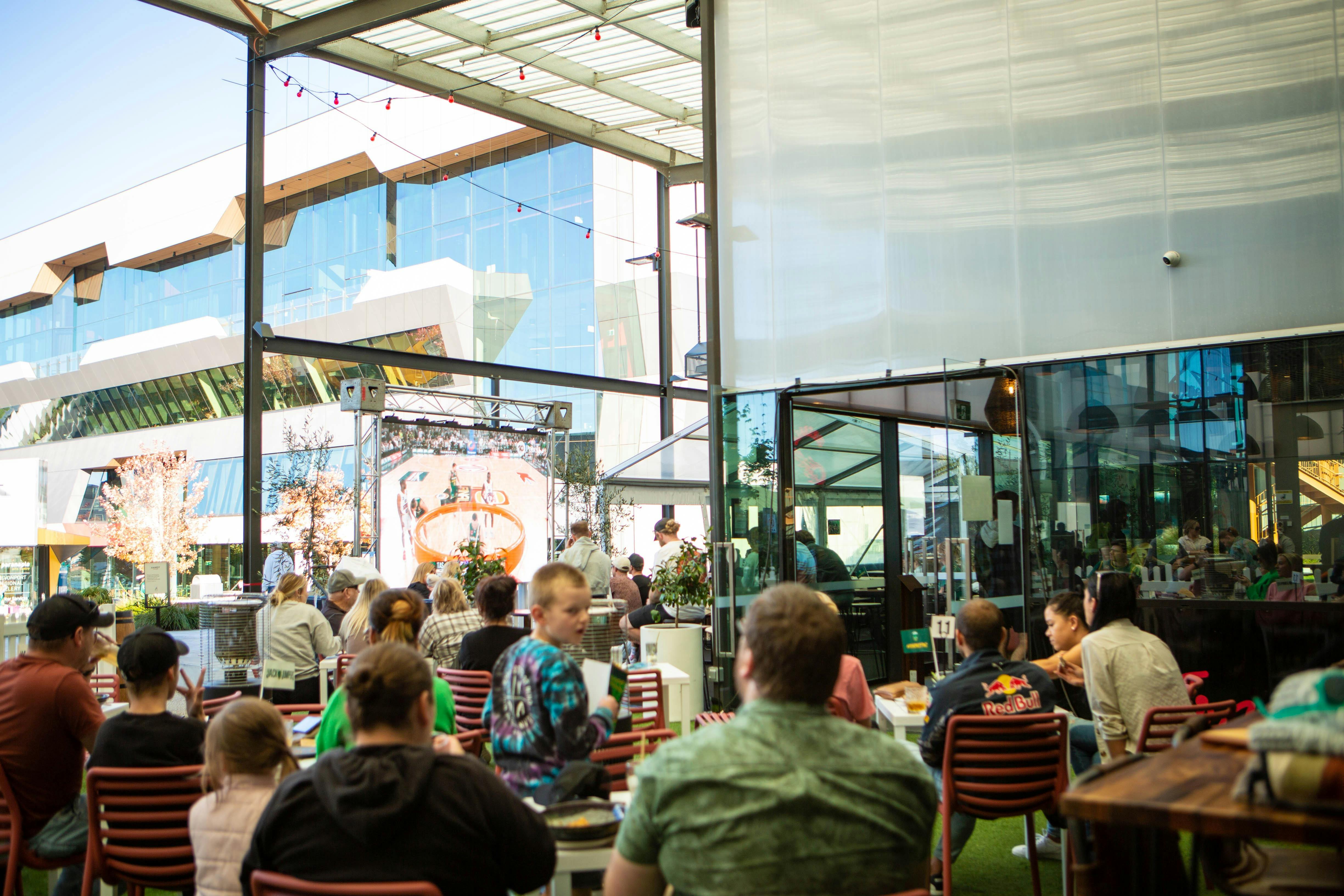 Frankie J's beer garden