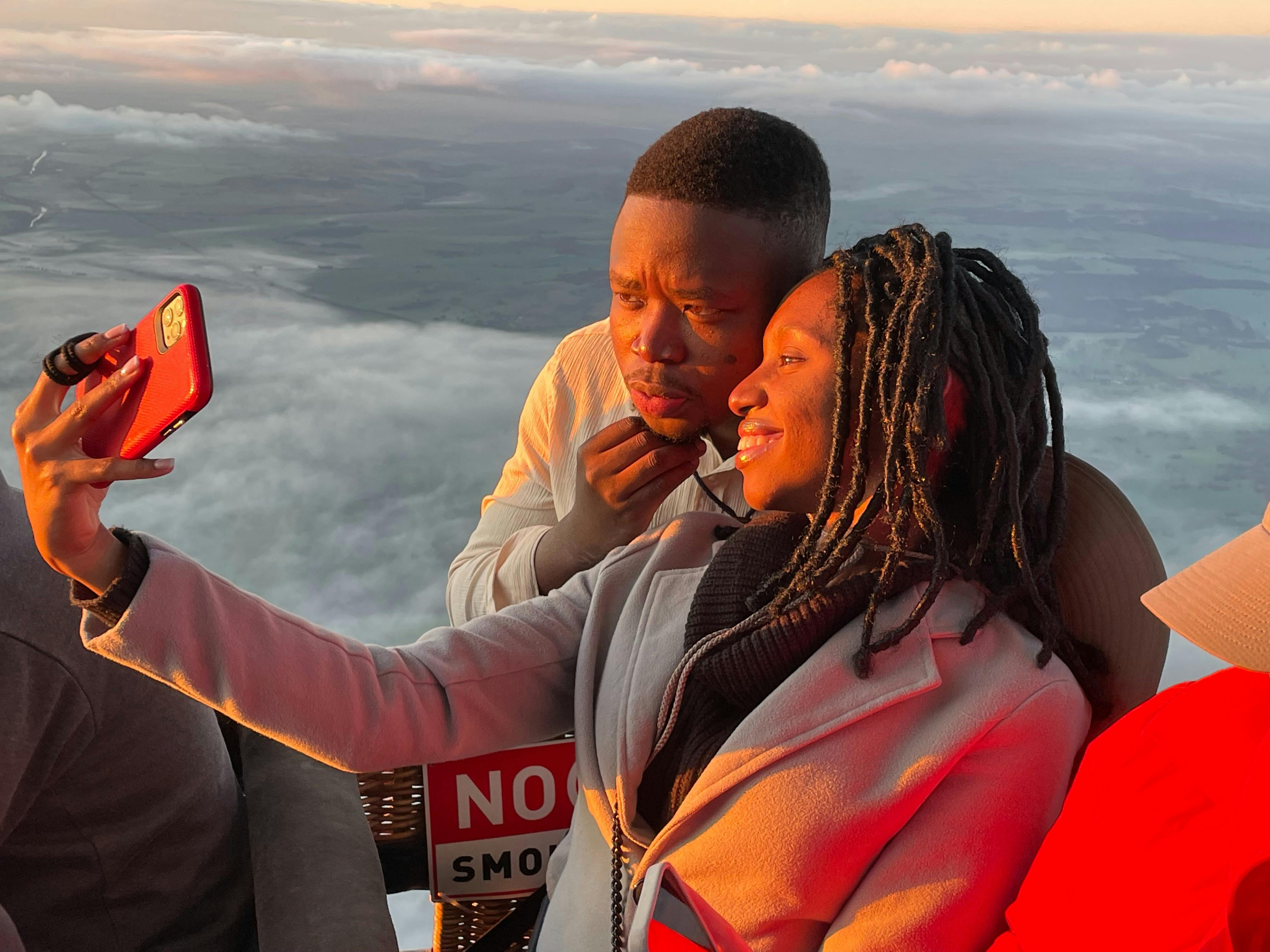 Selfie in the sky