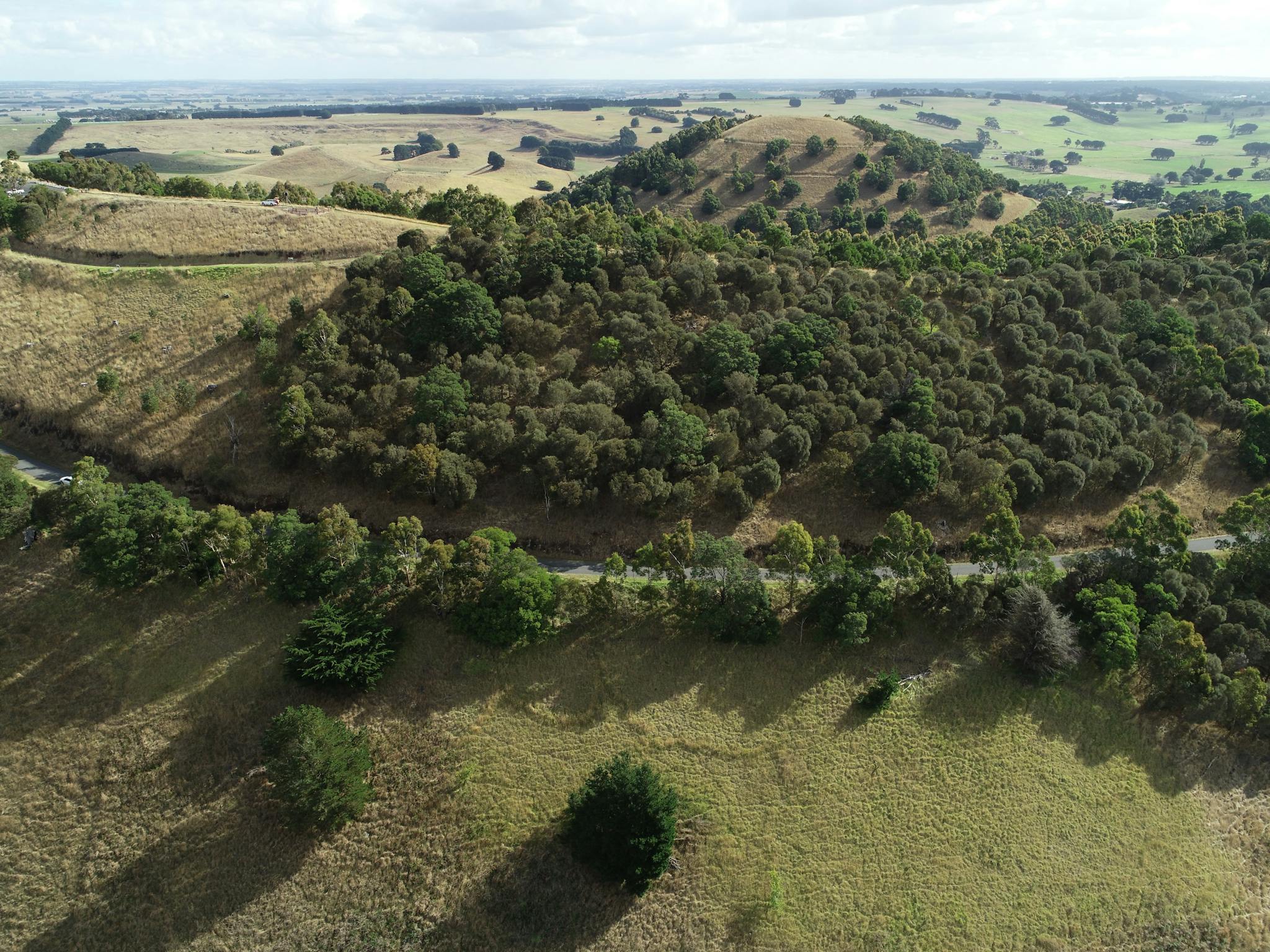 Aerial view of Mt Sugarloaf