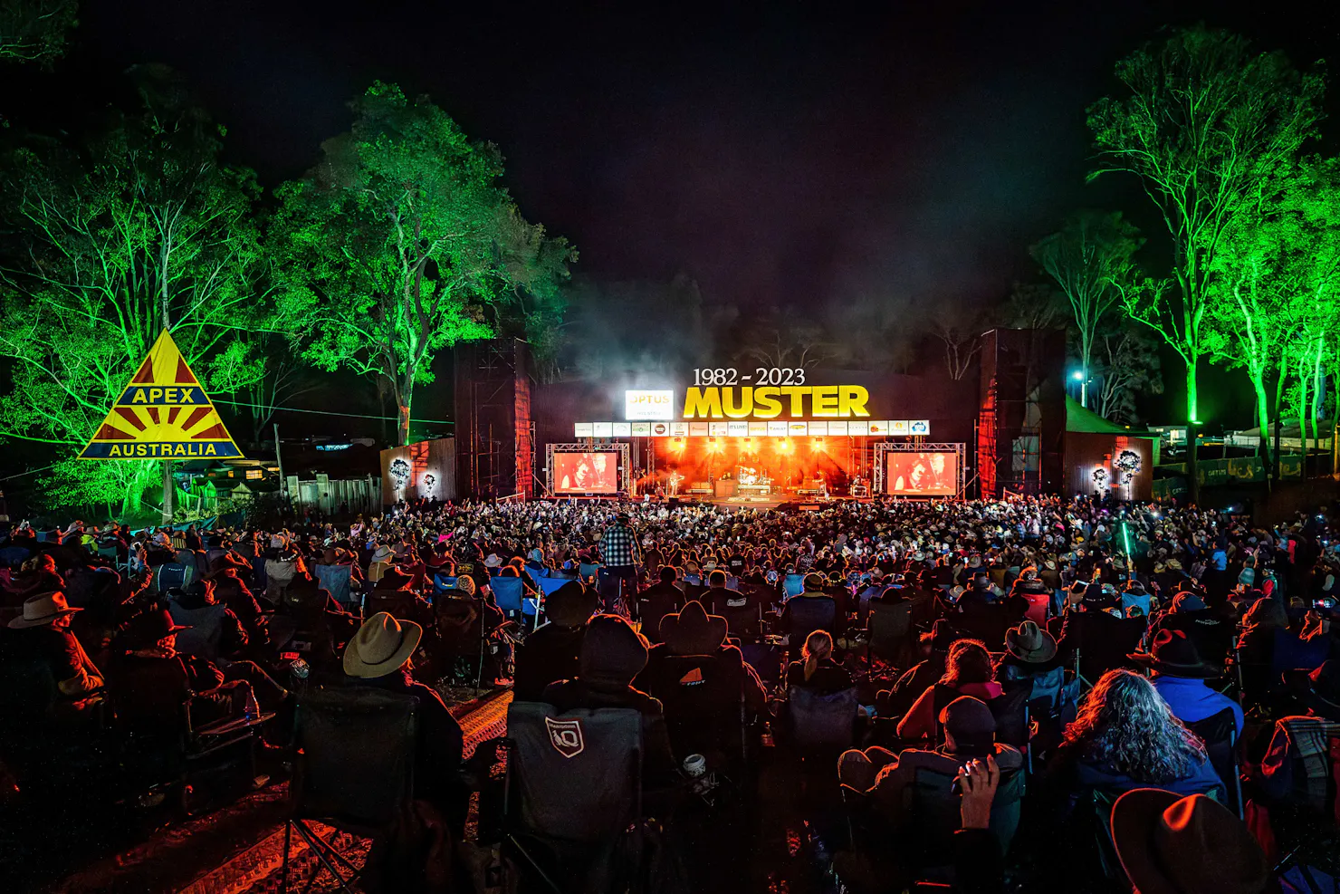 Gympie Music Muster Saturday night crowd