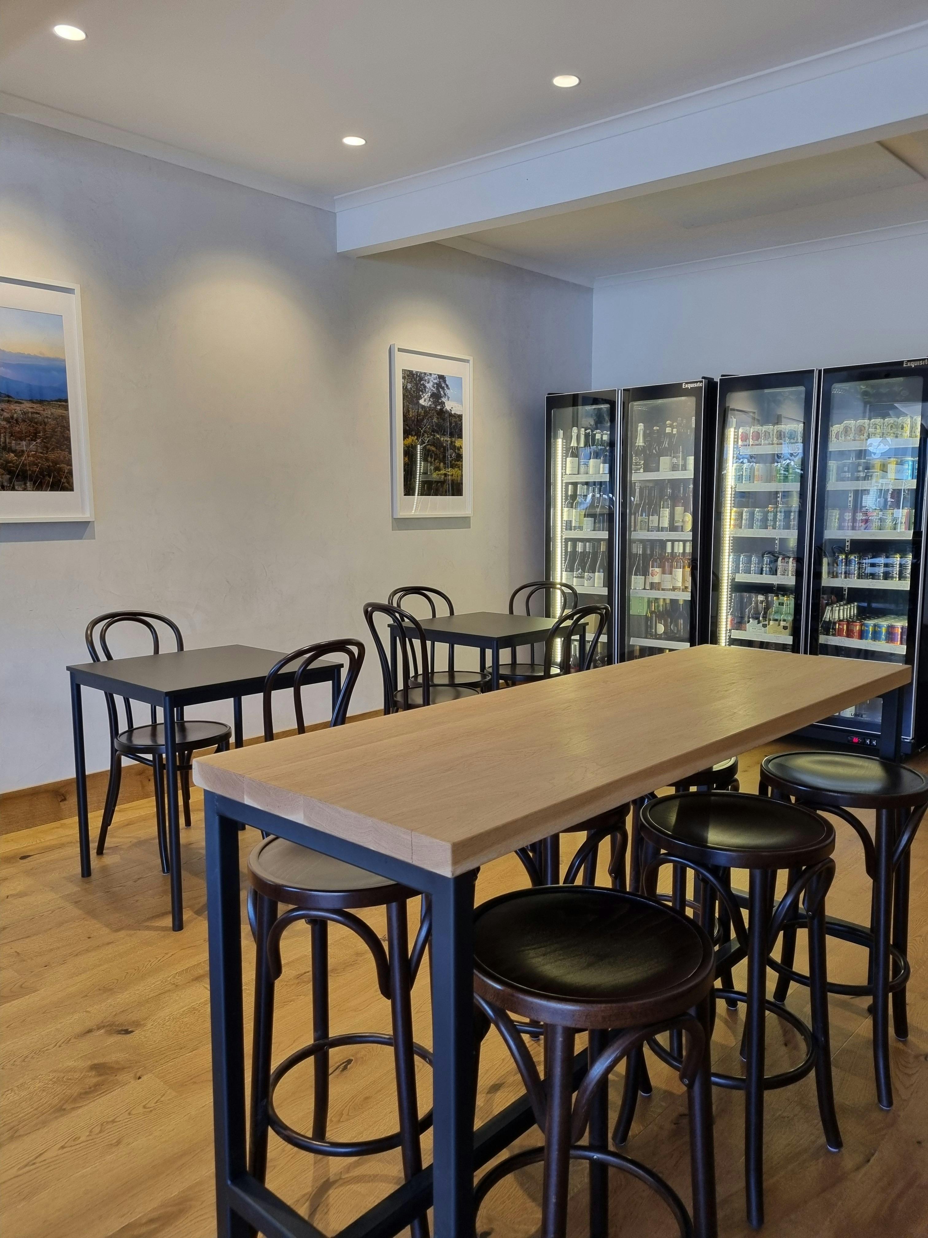 Have a glass of wine in our bar