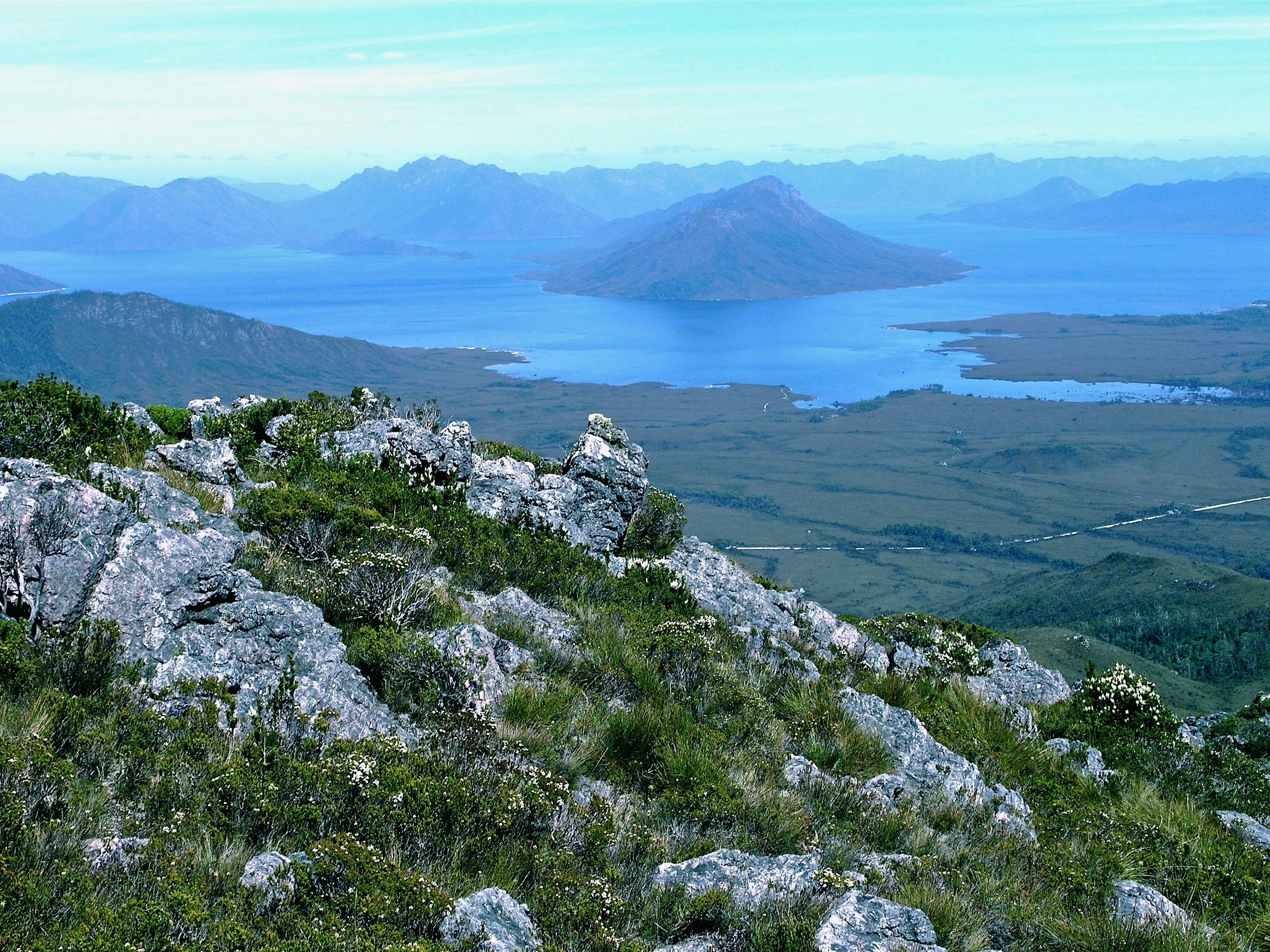 Lake Pedder from Mt Elisa