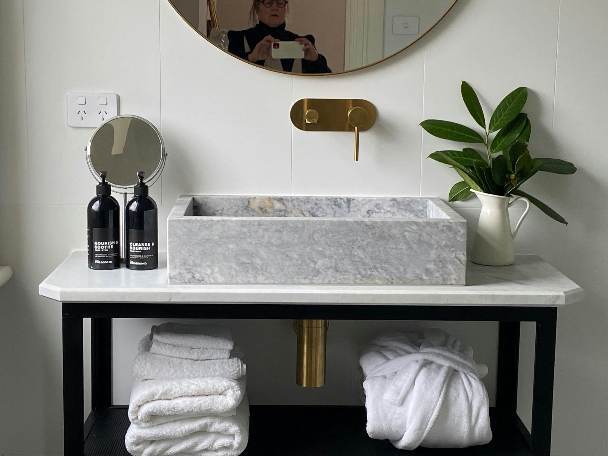 아름다운 대리석 욕실