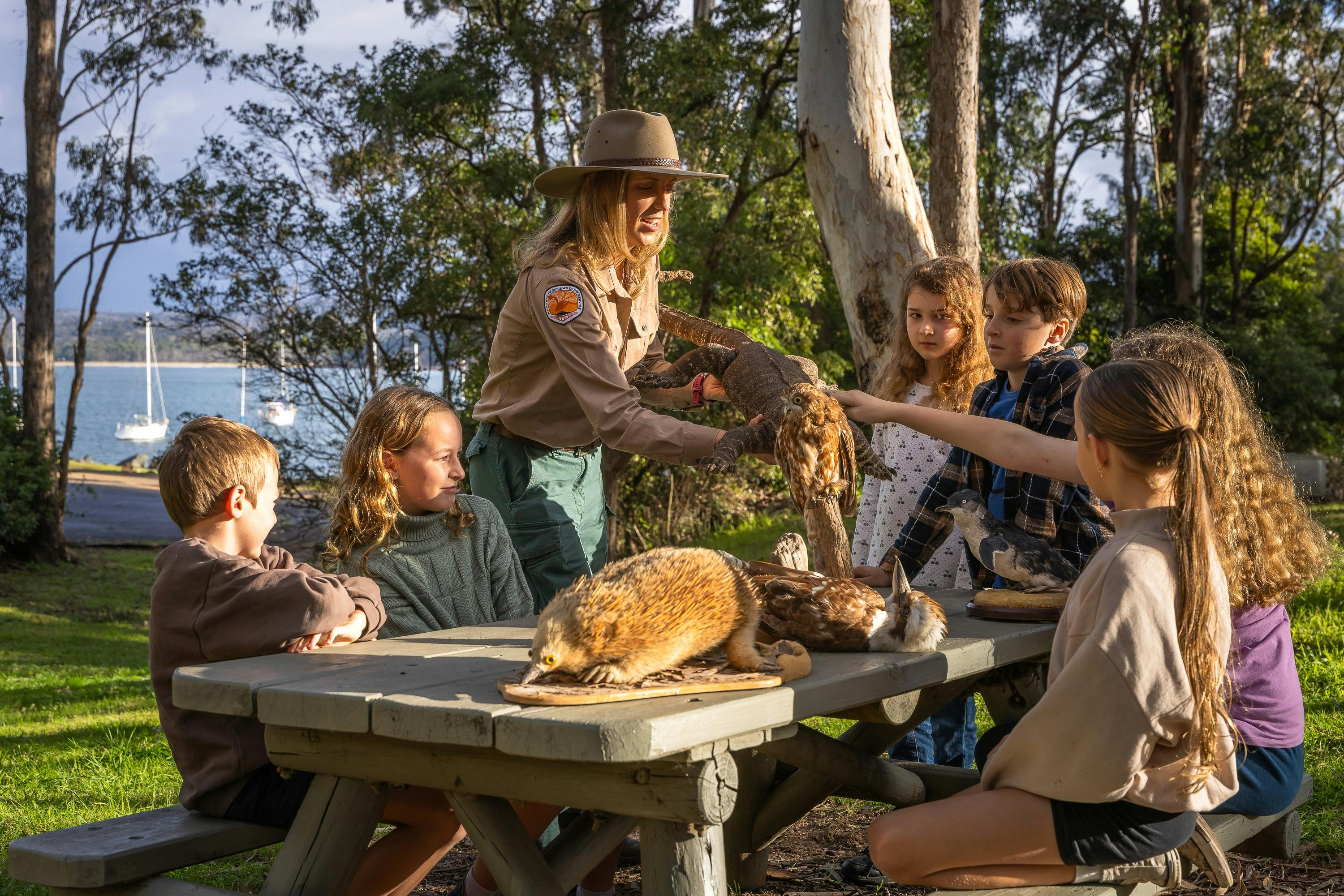 Ranger showing taxidermy