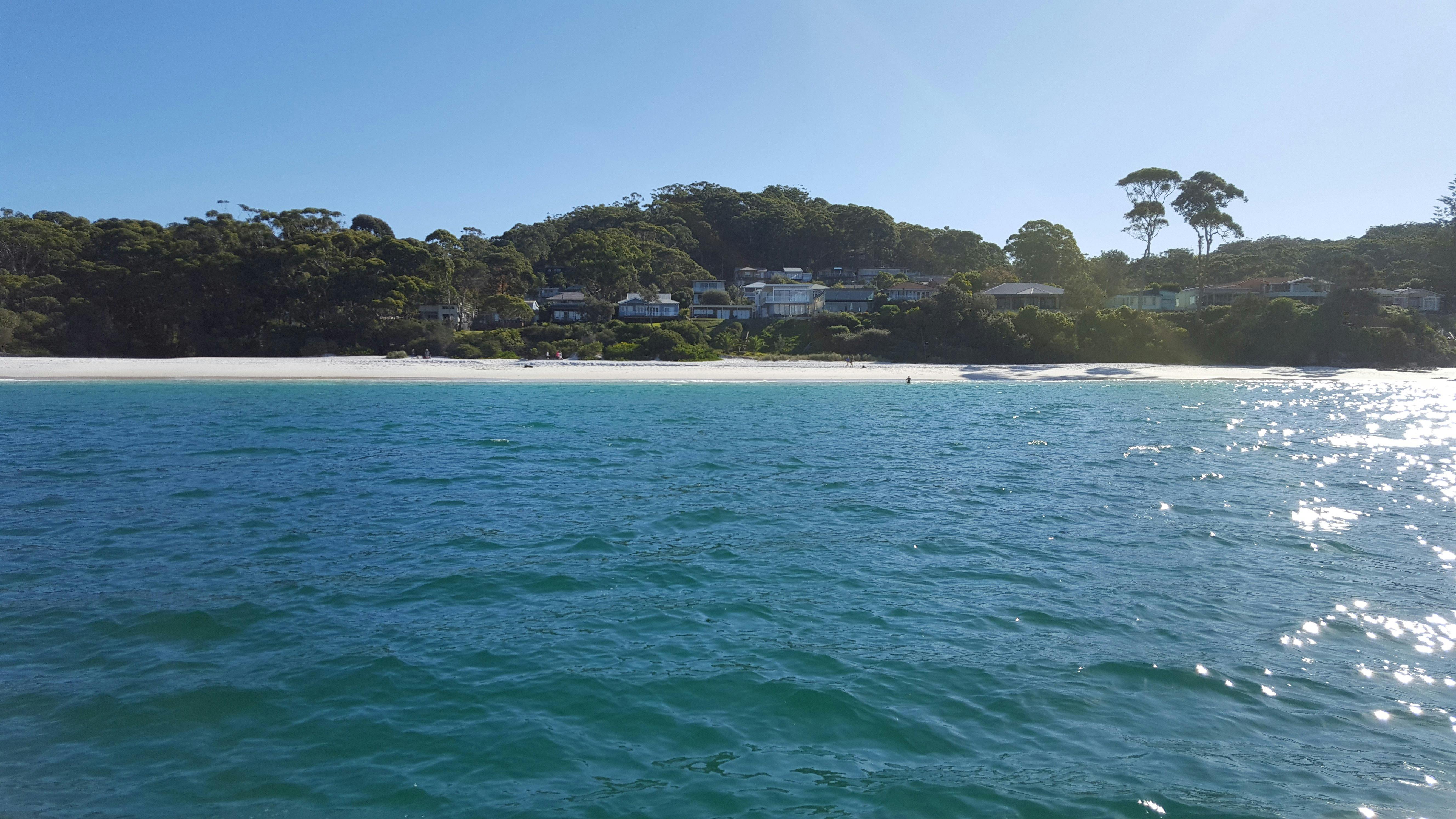 The whites sand beach in the World