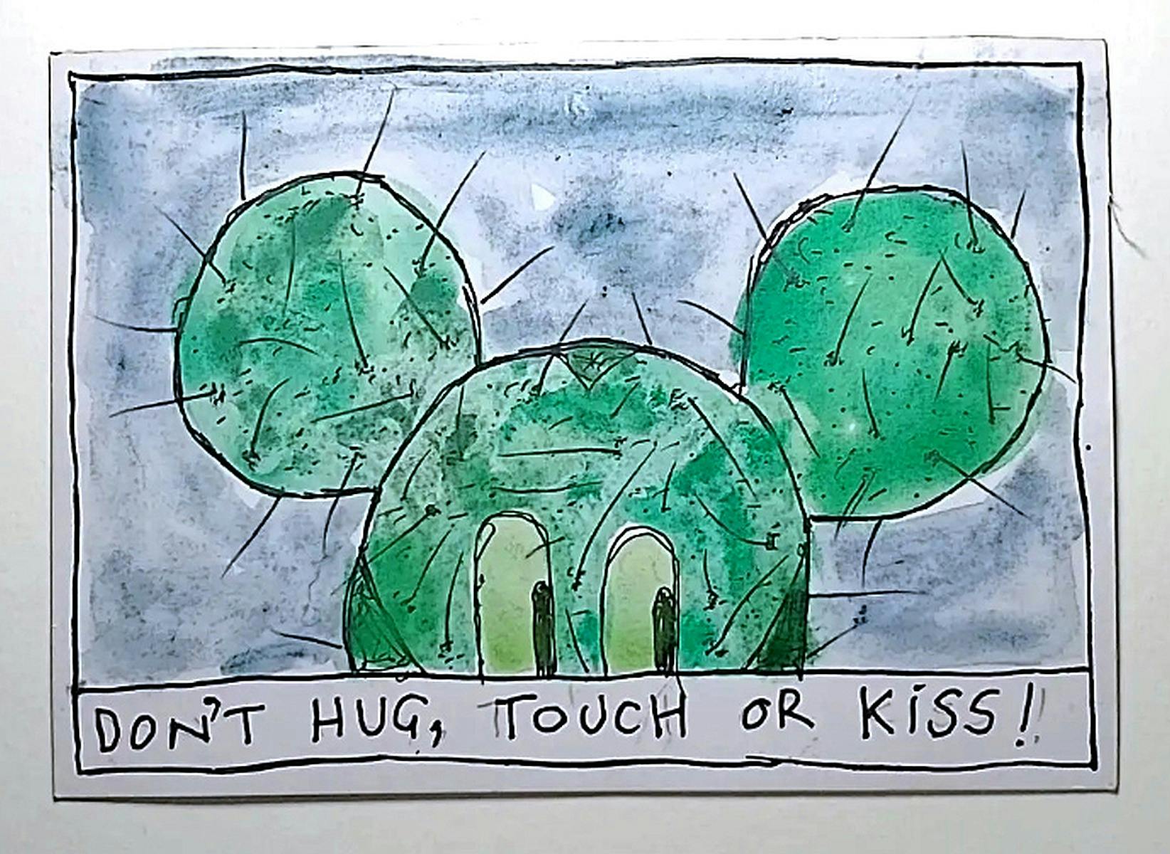 John Parkes-M.I.C. K.E.Y. M.O.U.S.E. Postcard A6