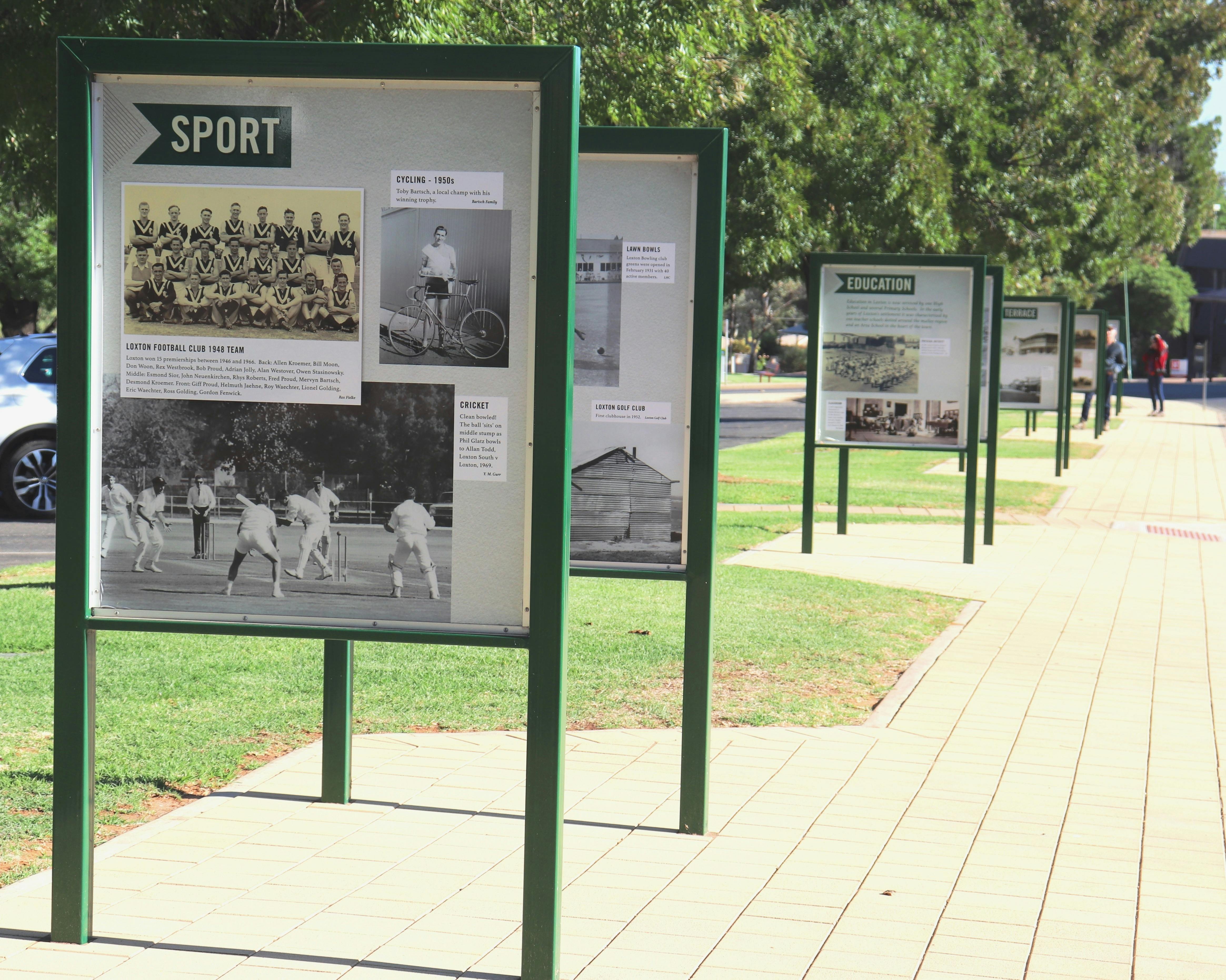 Topics covered include sport, farming and wartime history.