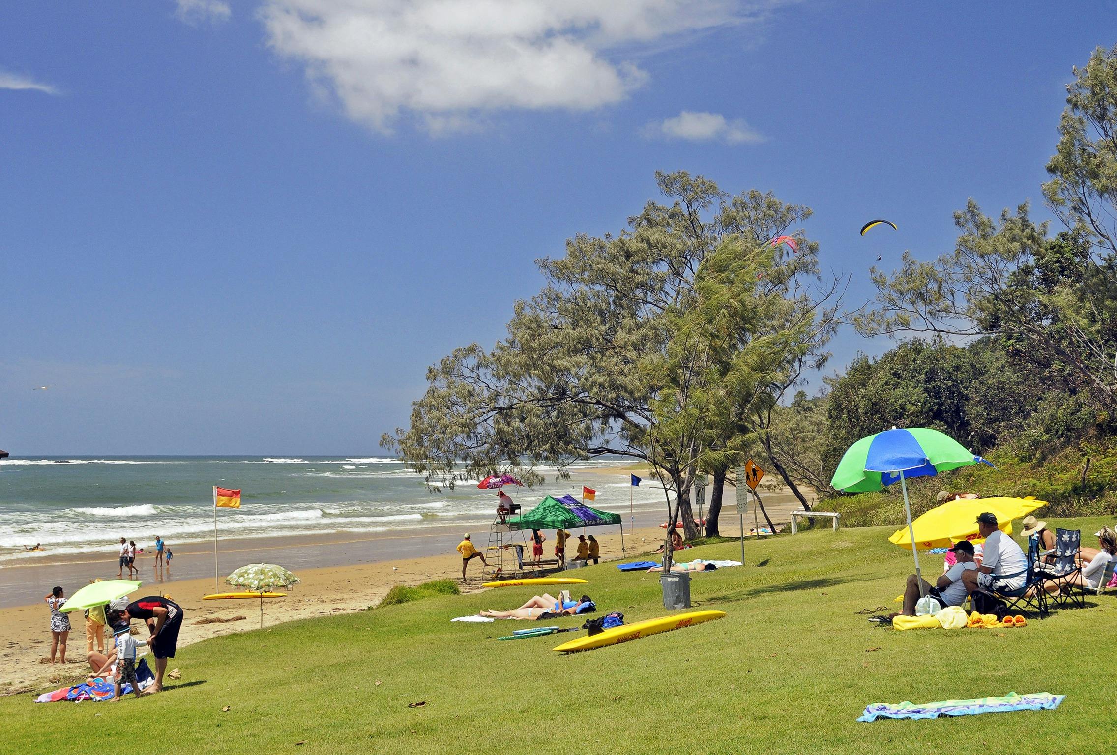 Surf Life saving at Minnie Water