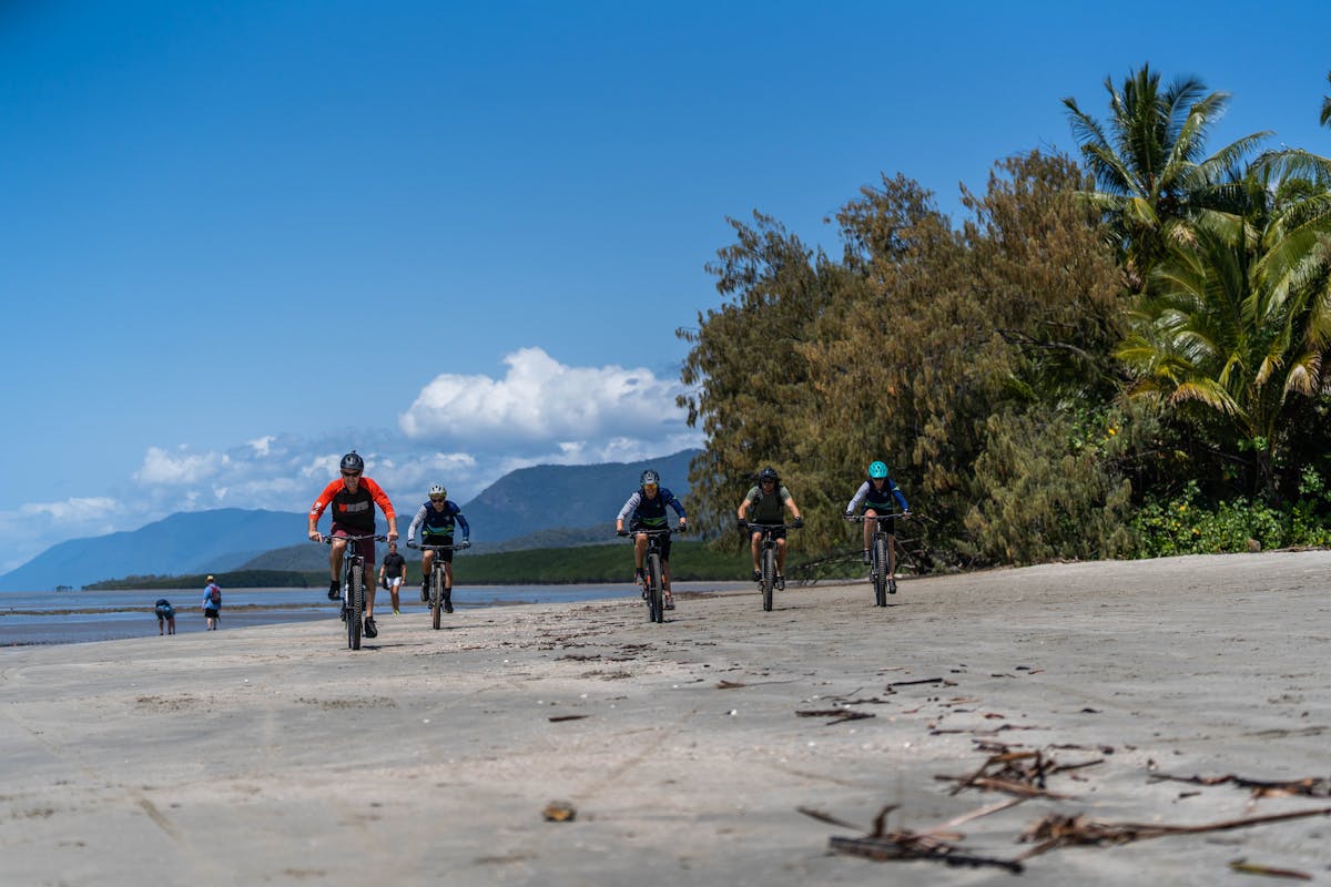 Biking on Four Mile Beach