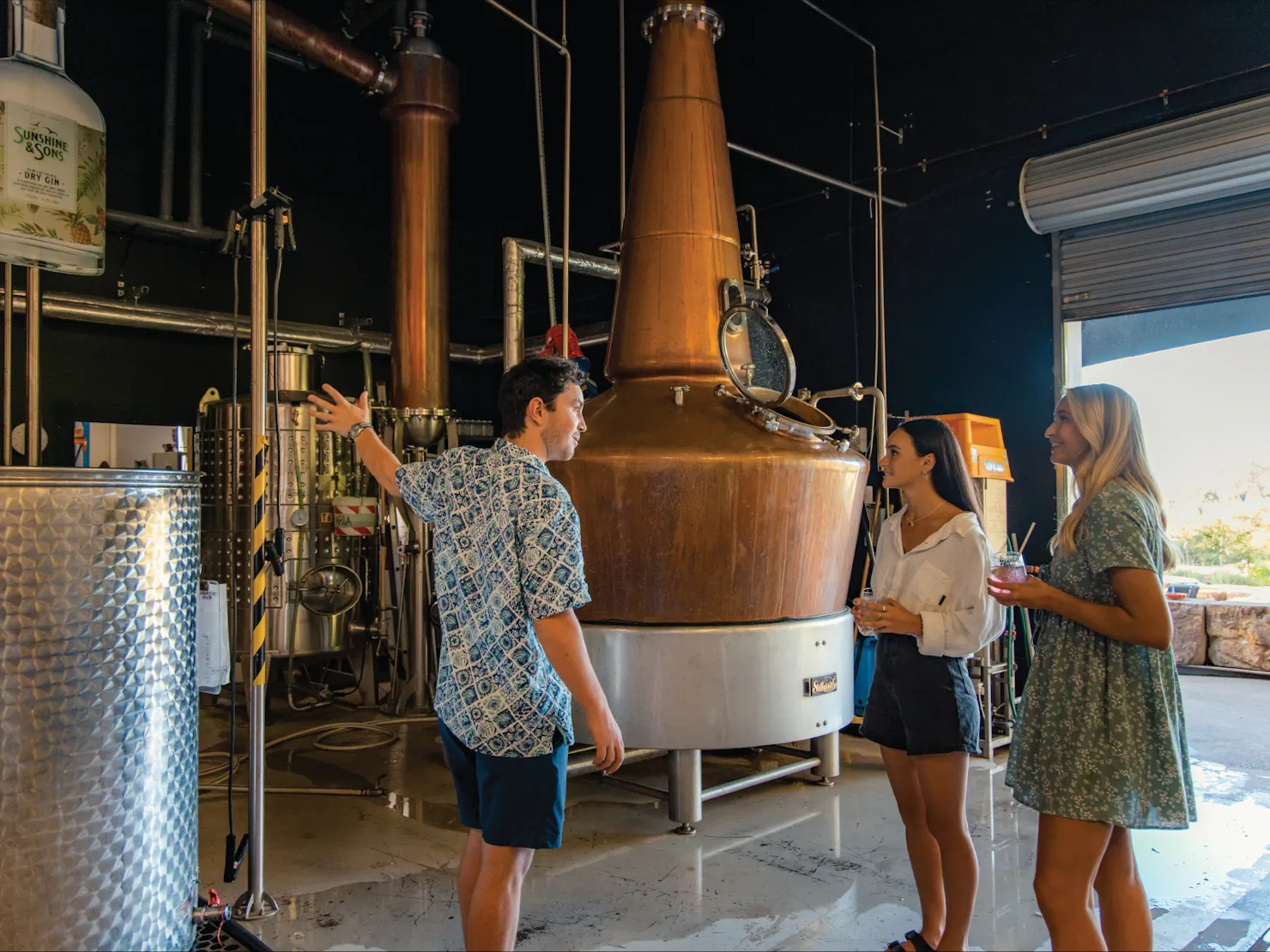 Nil Desperandum Rum  - tour of the rum stills