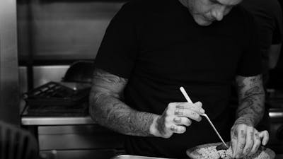 Malcolm Hanslow Plating up a Dish