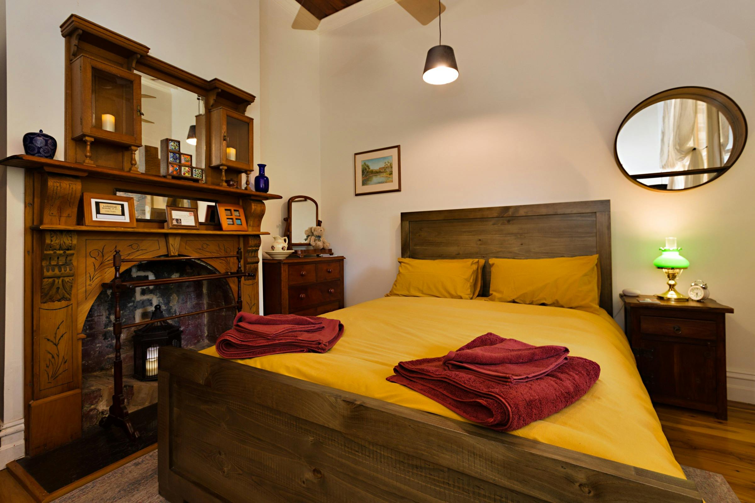 cosy second bedroom also with home office writing desk