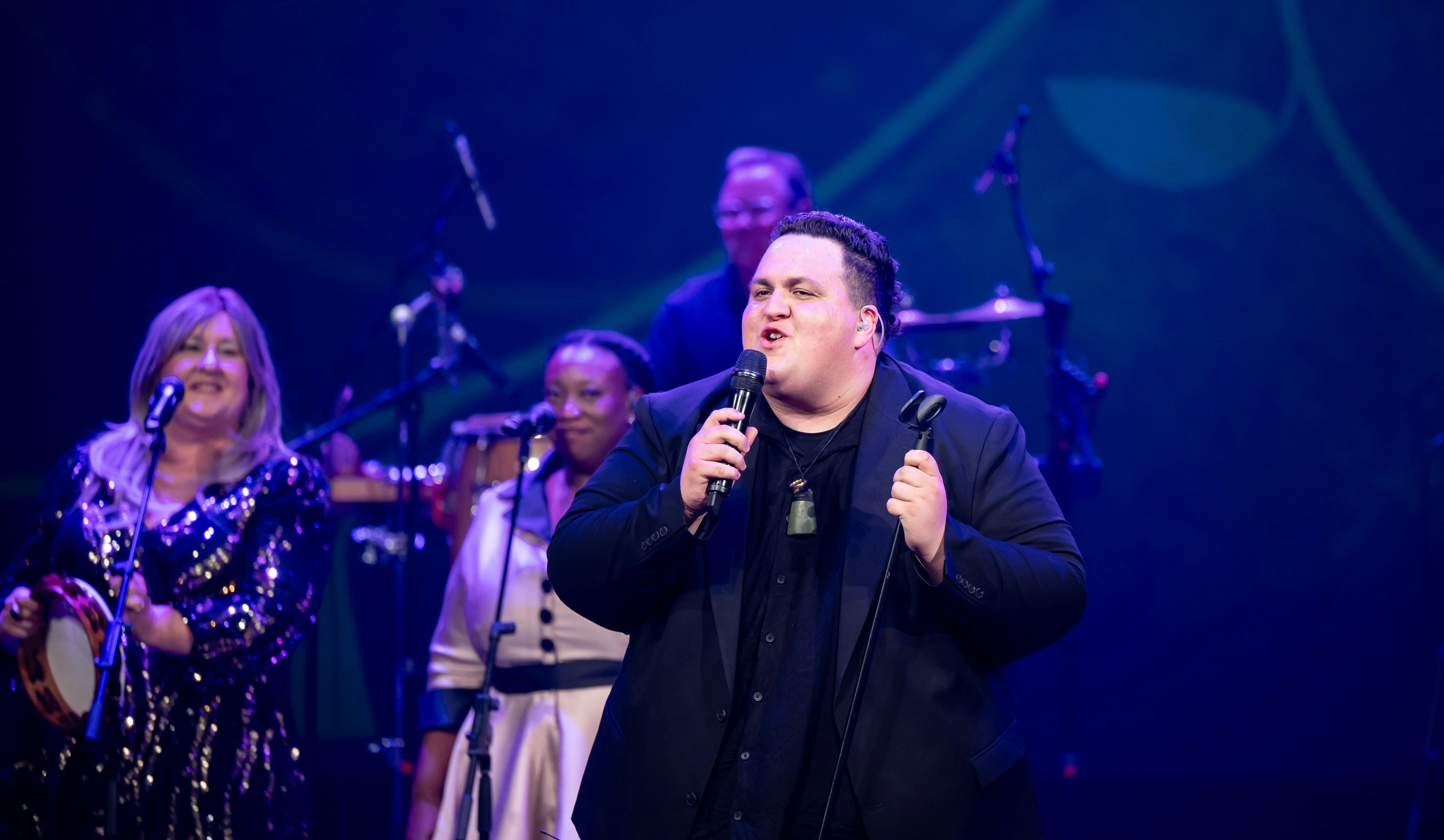 Photo of Judah Kelly performing live in The Big Chillout show.