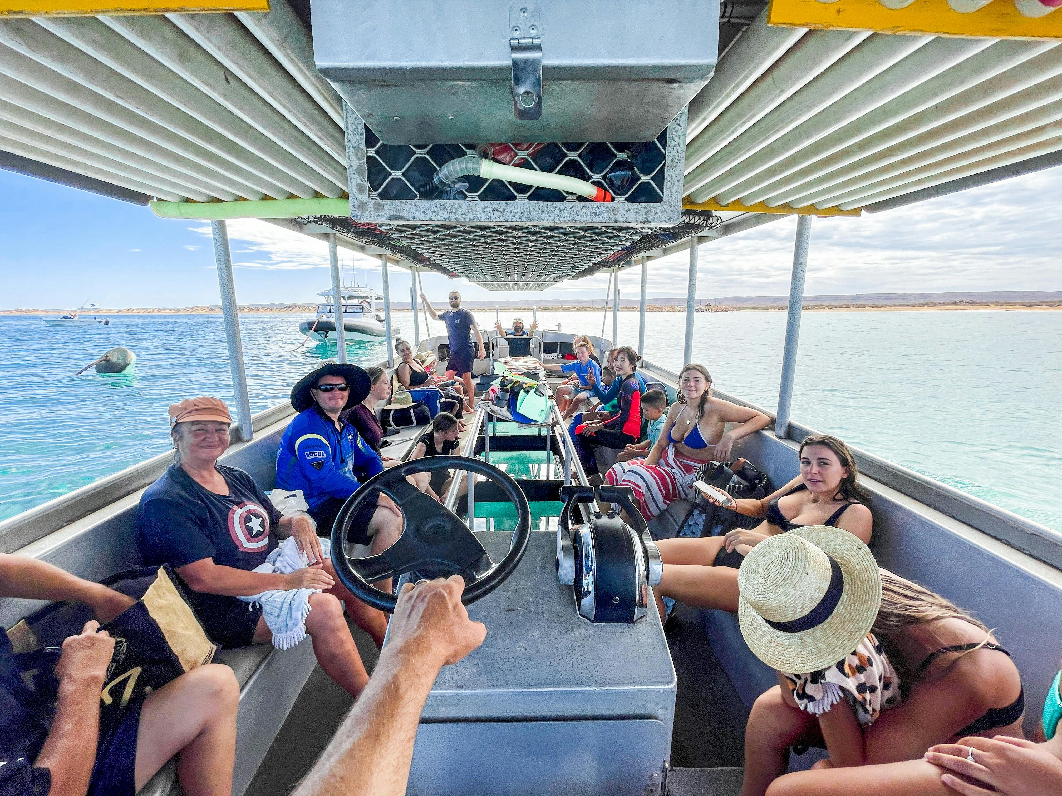 Ningaloo Ecology Cruises Glass Bottom Boat, Exmouth, Western Australia