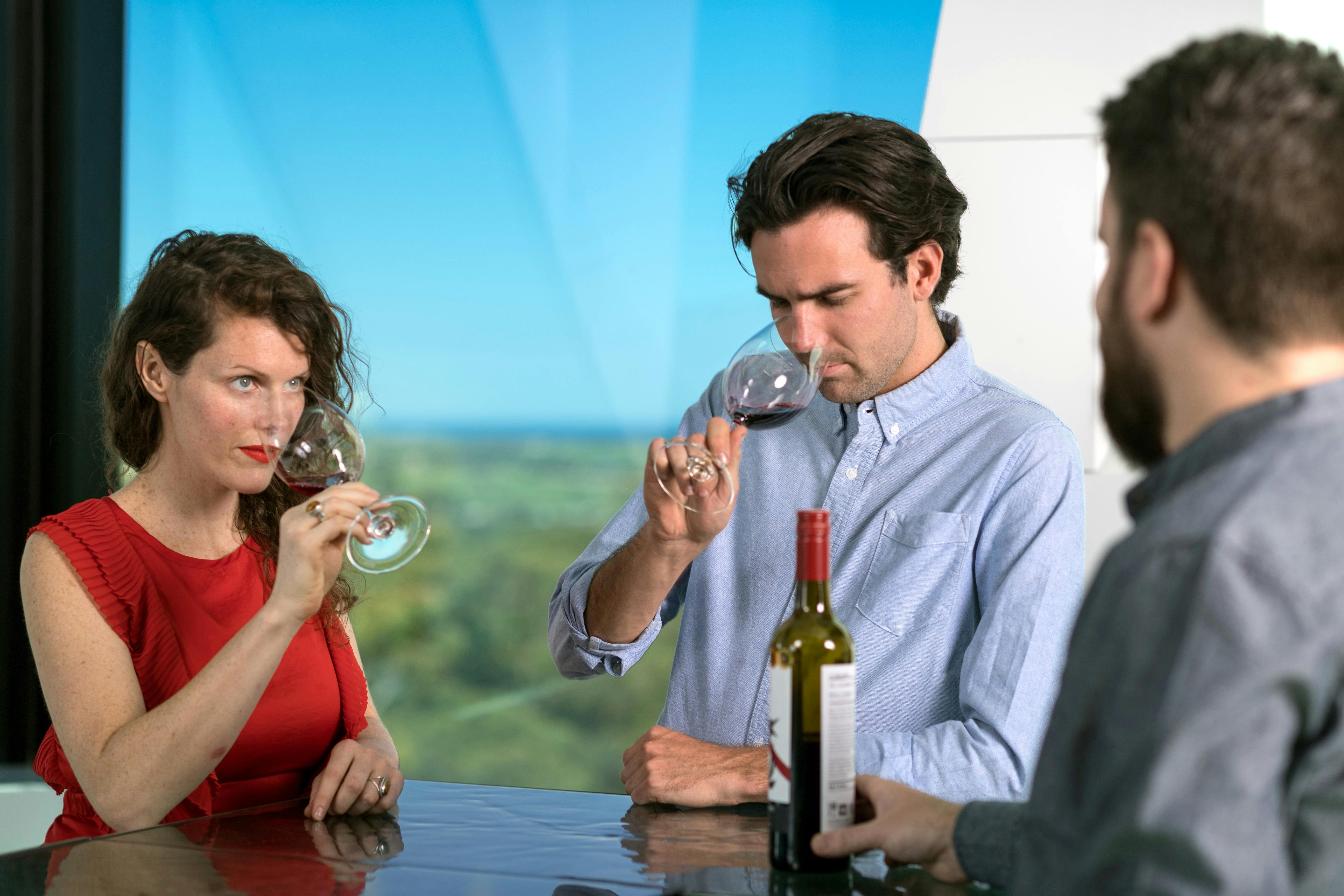 Wine tasting at the Cube