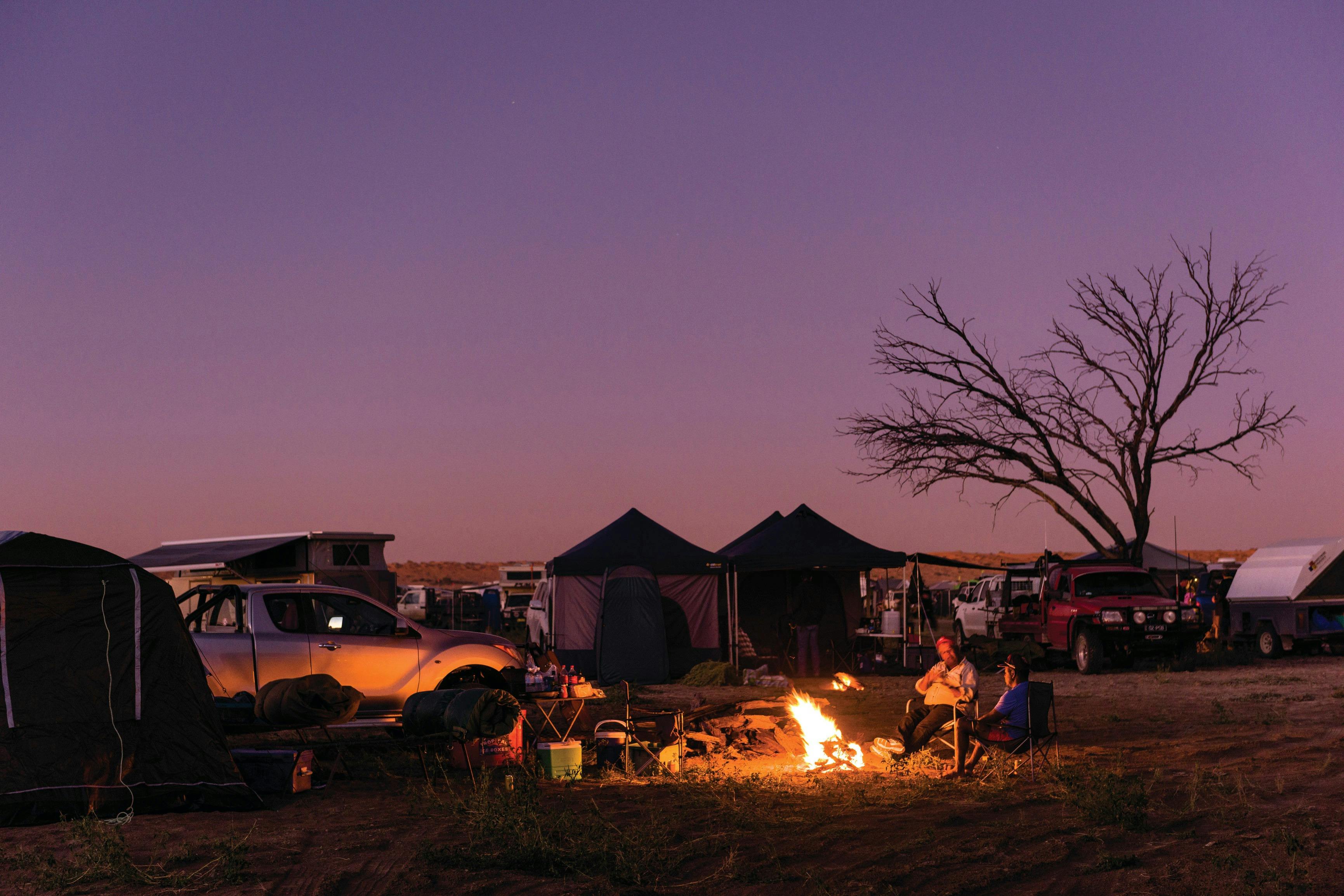 Camping in Birdsville
