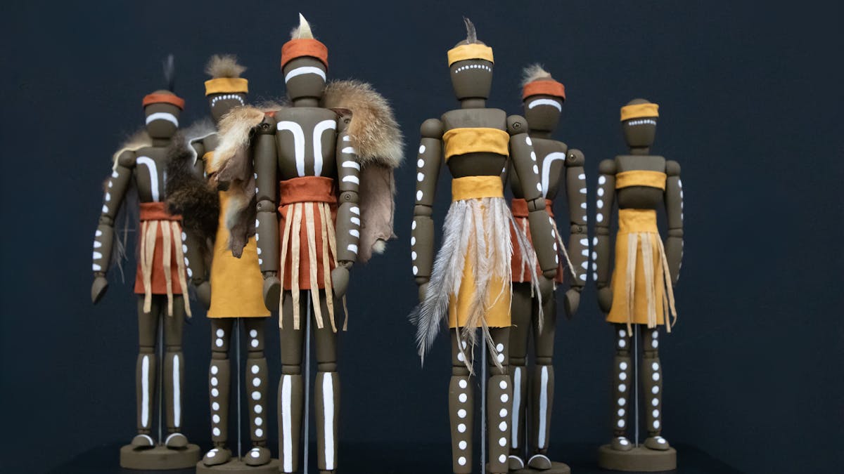 Indigenous Australian dolls and manikins