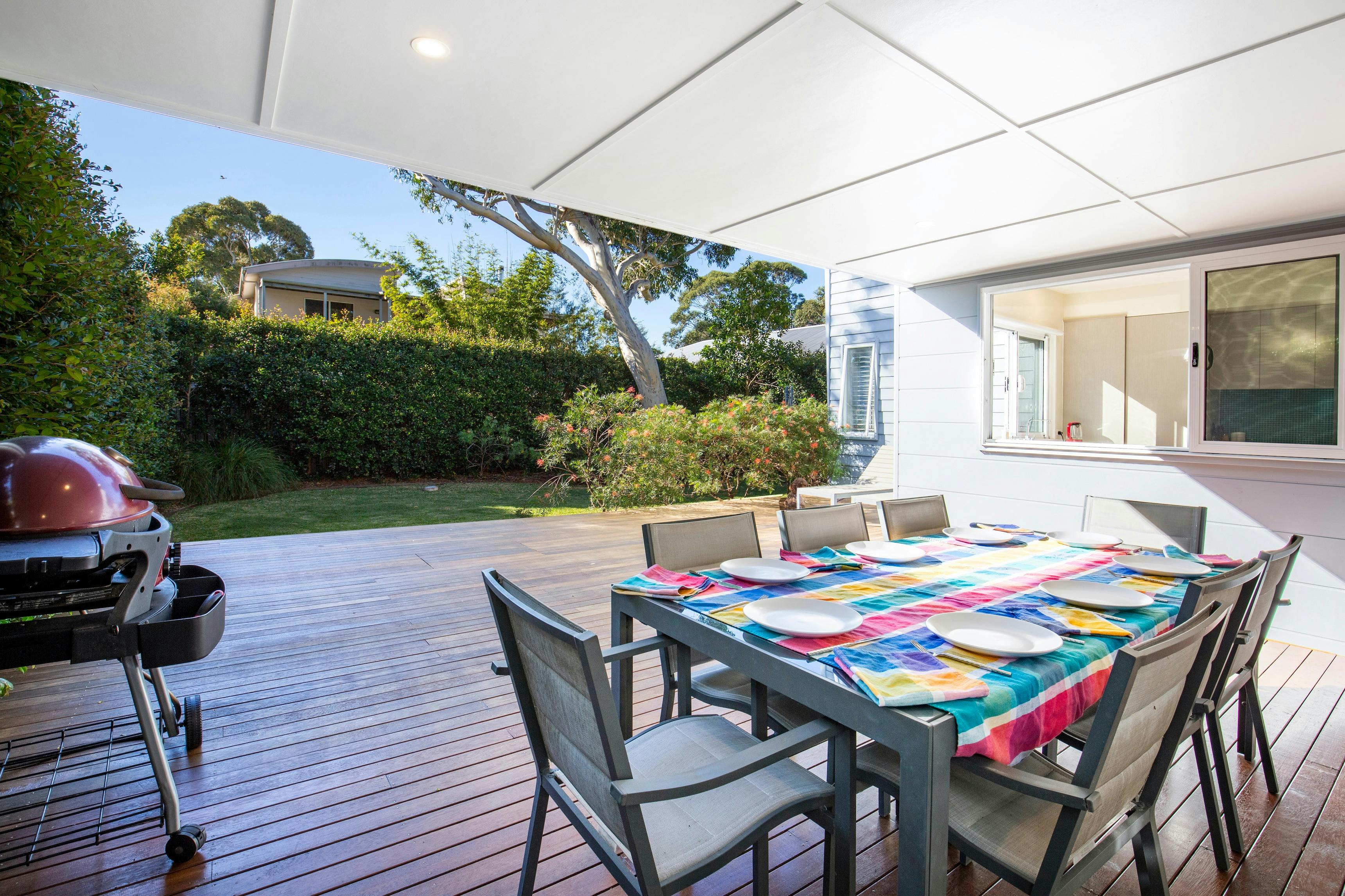 Dining Area & BBQ Grill
