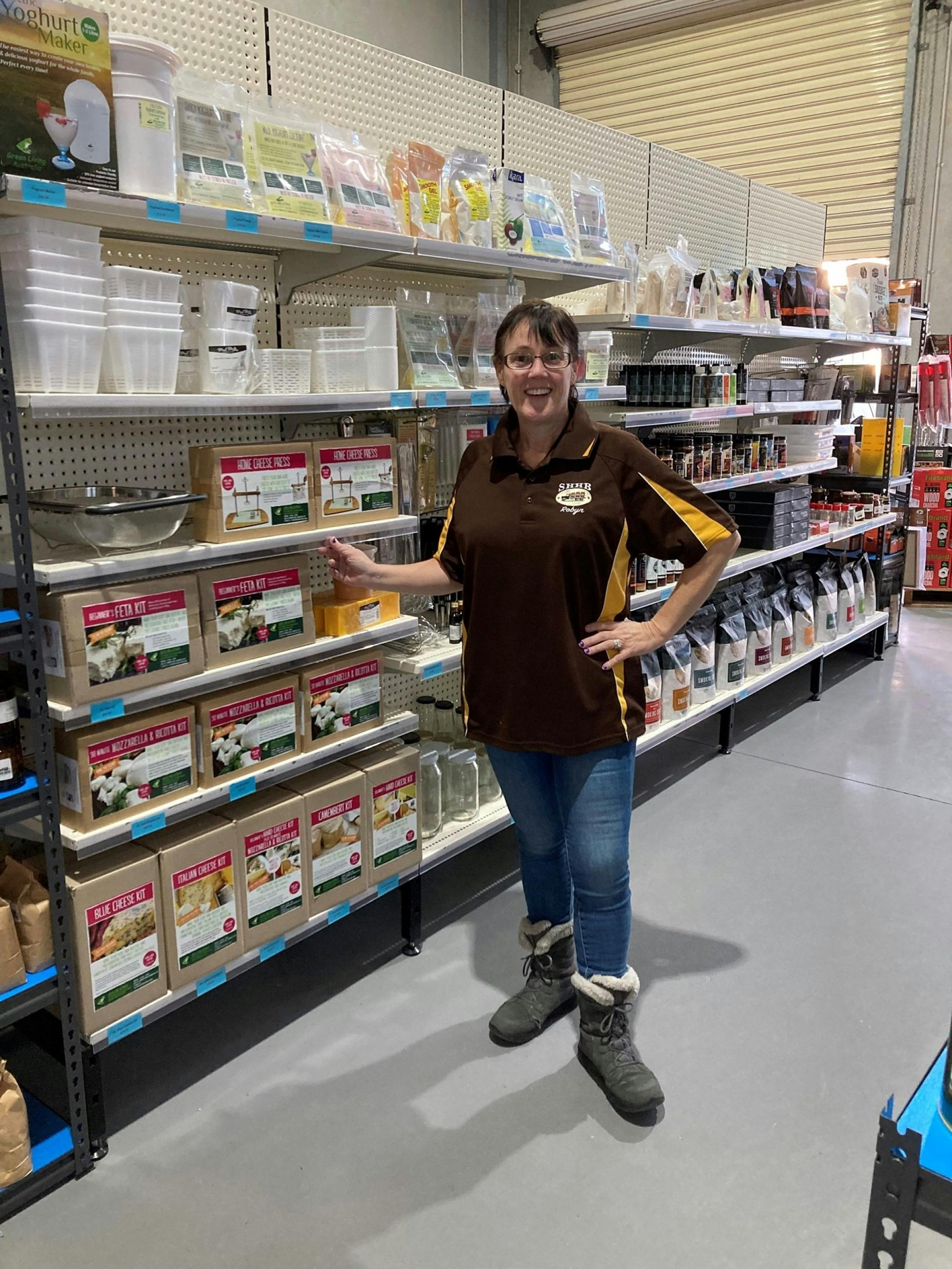 Robyn in the Shop