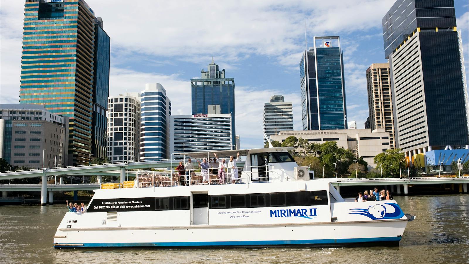 Cruising the Brisbane River