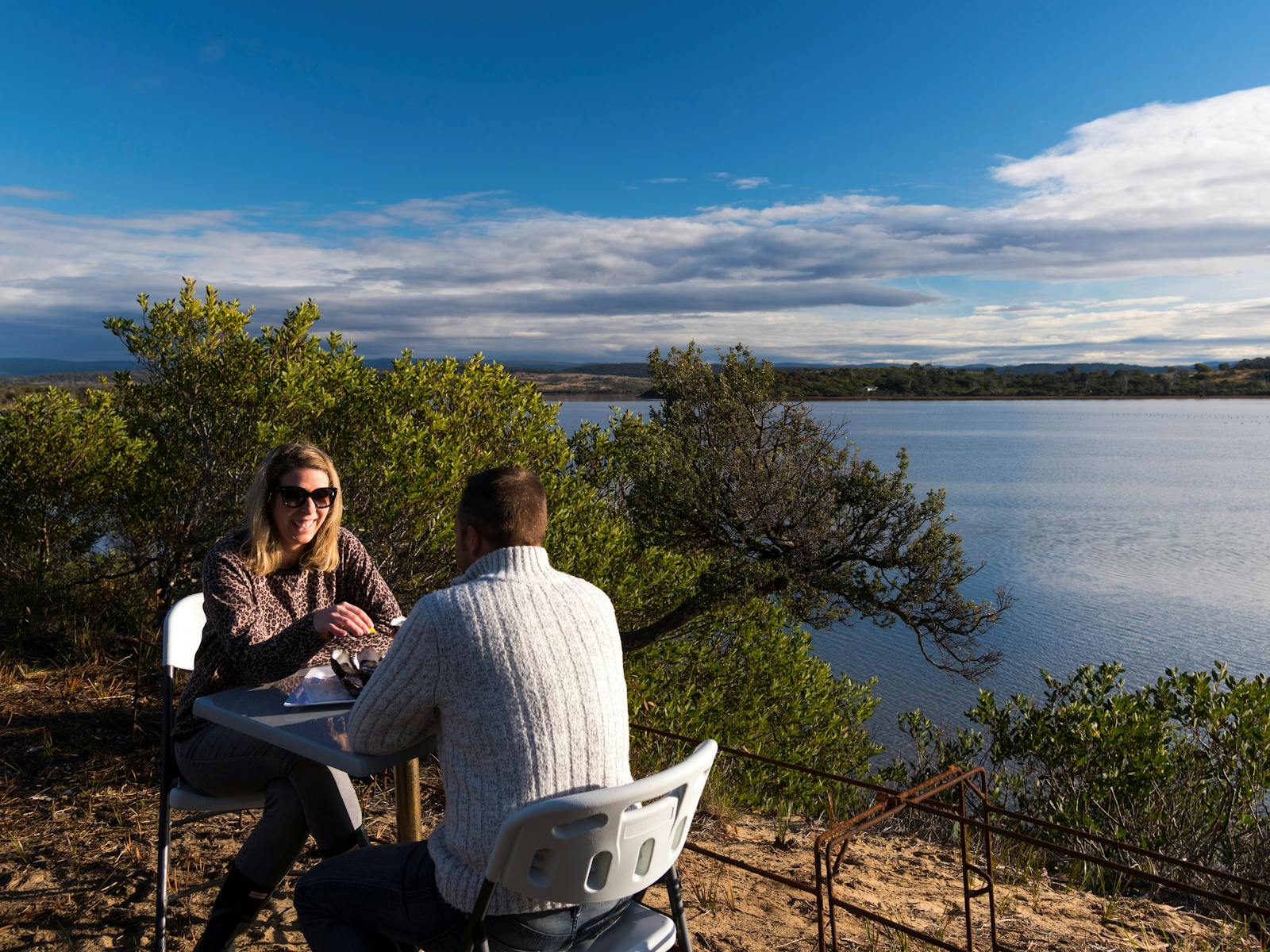 Melshell Oyster Shack seating