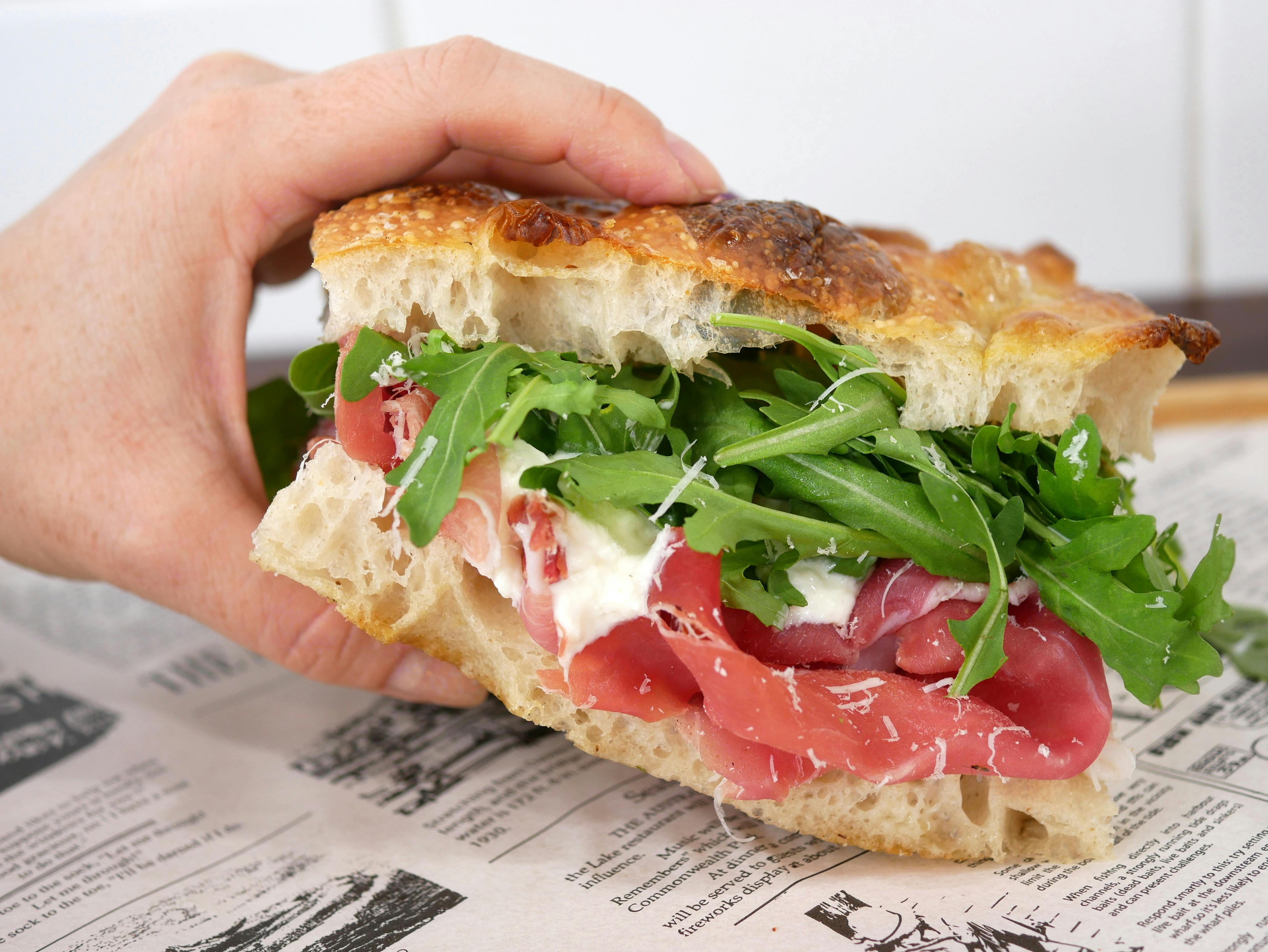 Prosciutto Di Parma D.O.P Focaccia Sandwich