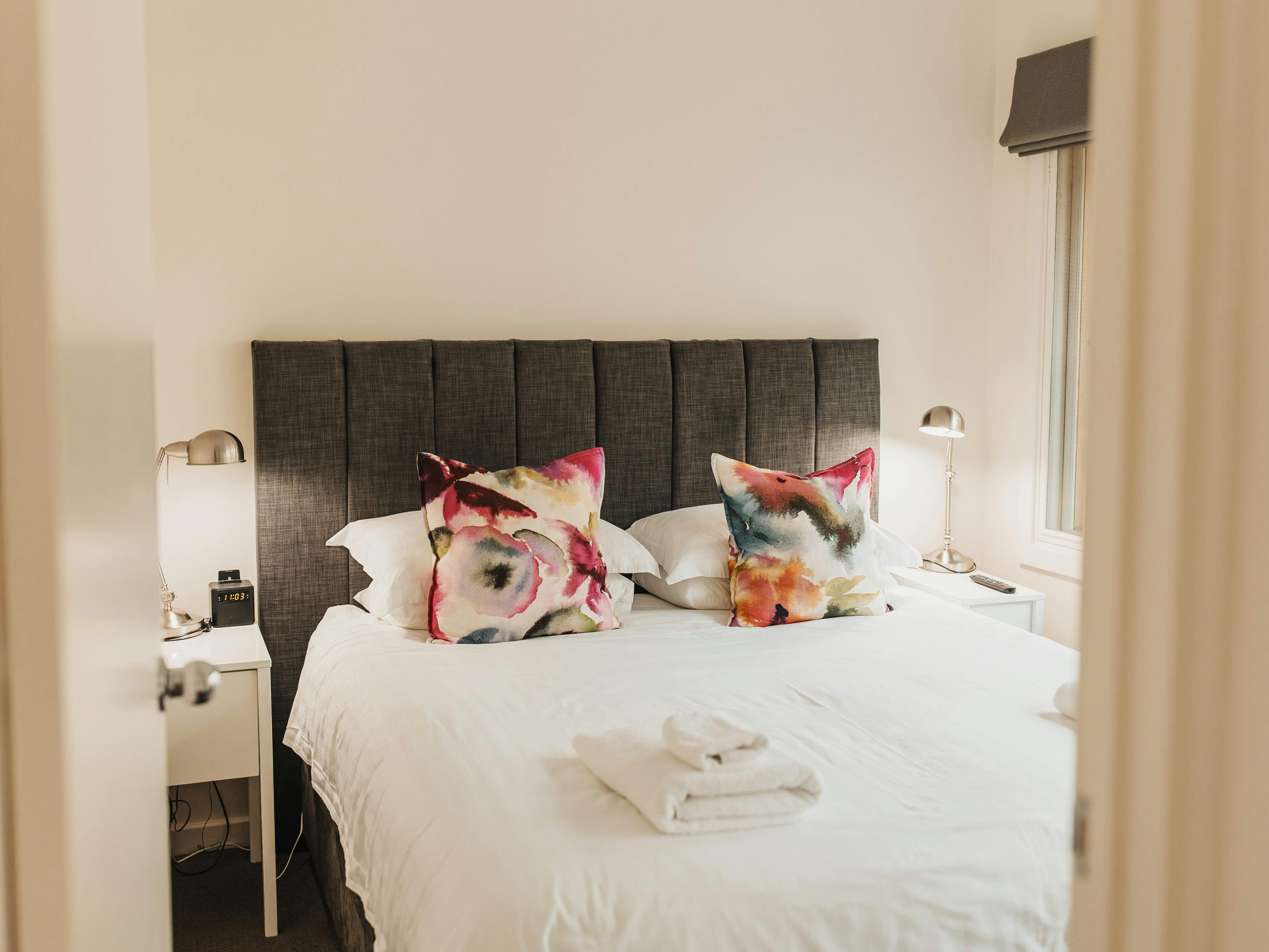 Luxury linens and soft furnishings ensure the perfect nights sleep
