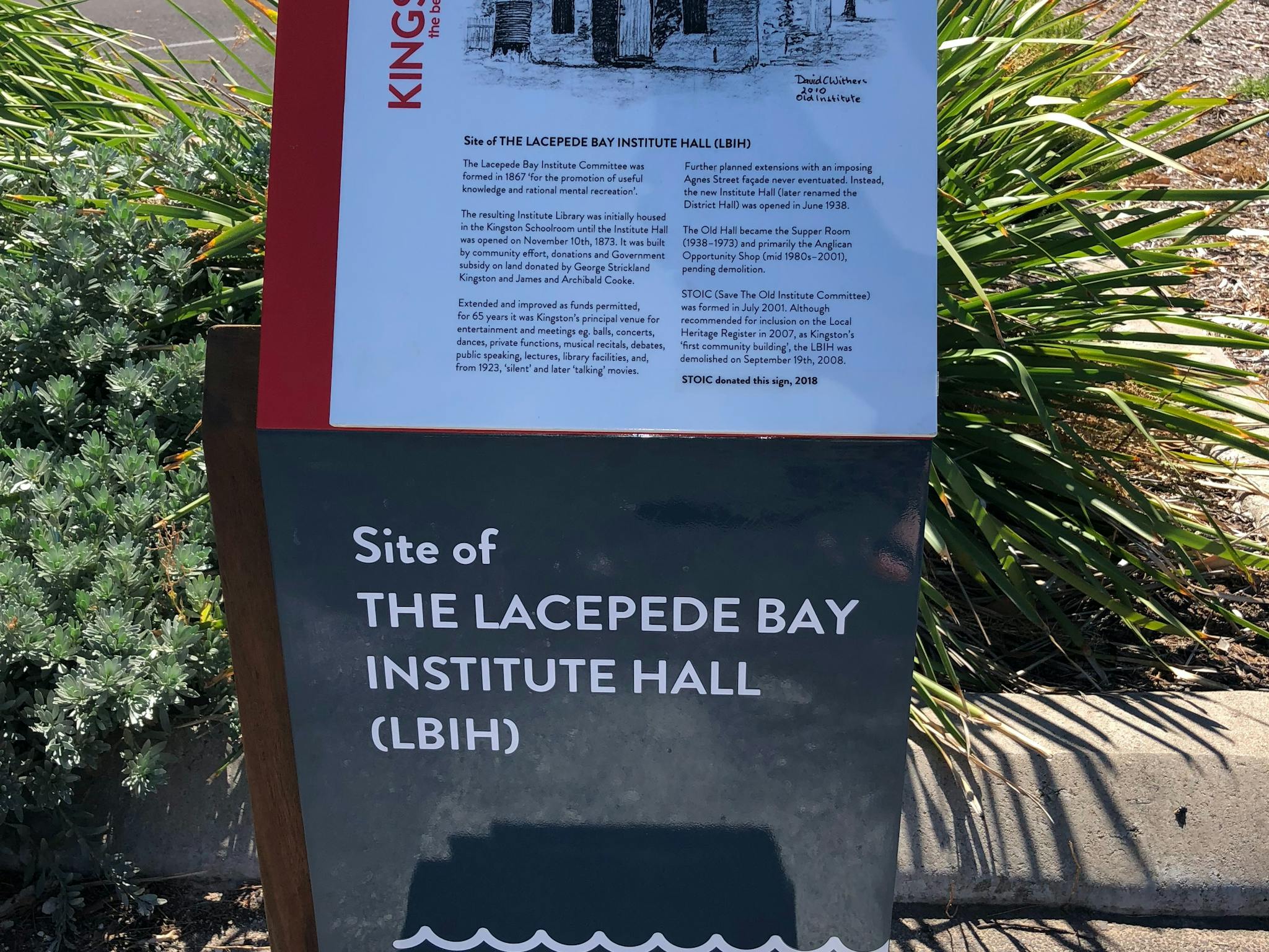 Site of the Lacepede Bay Institute Hall