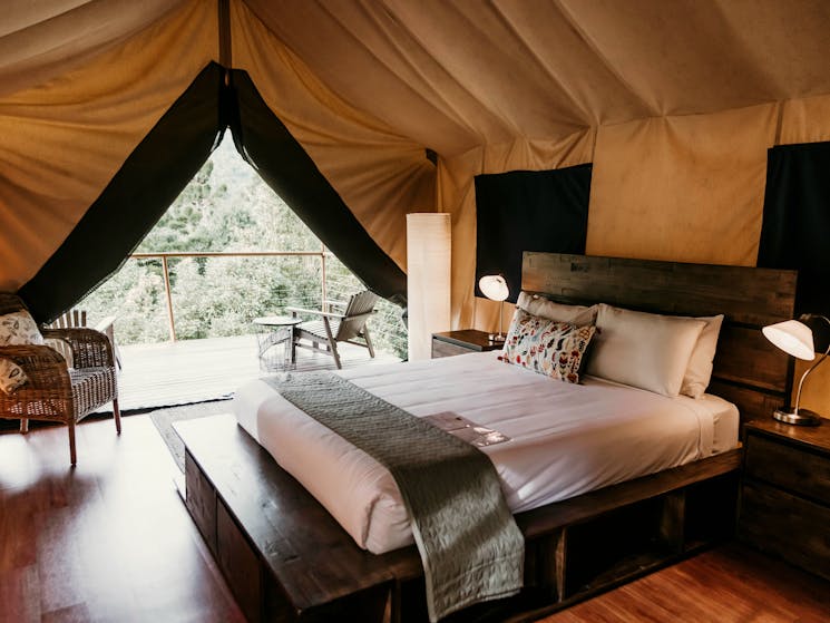 An amazing glamping experience