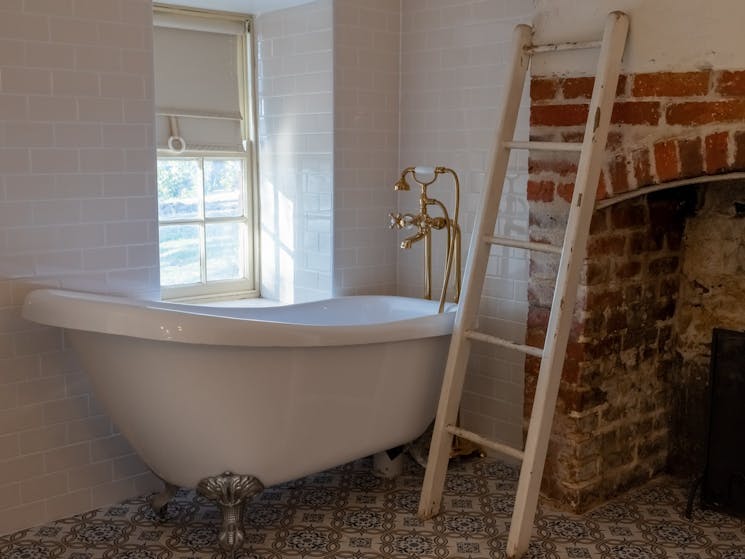Beautifully restored bathroom with Claw Foot Bath