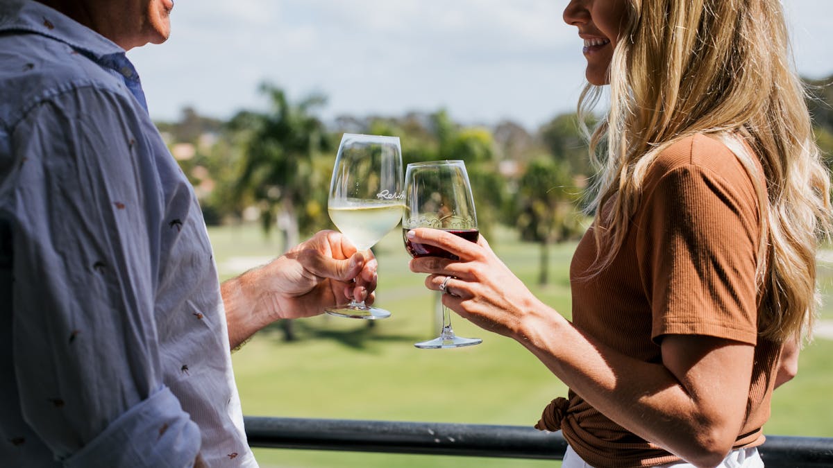 Enjoy views over the course