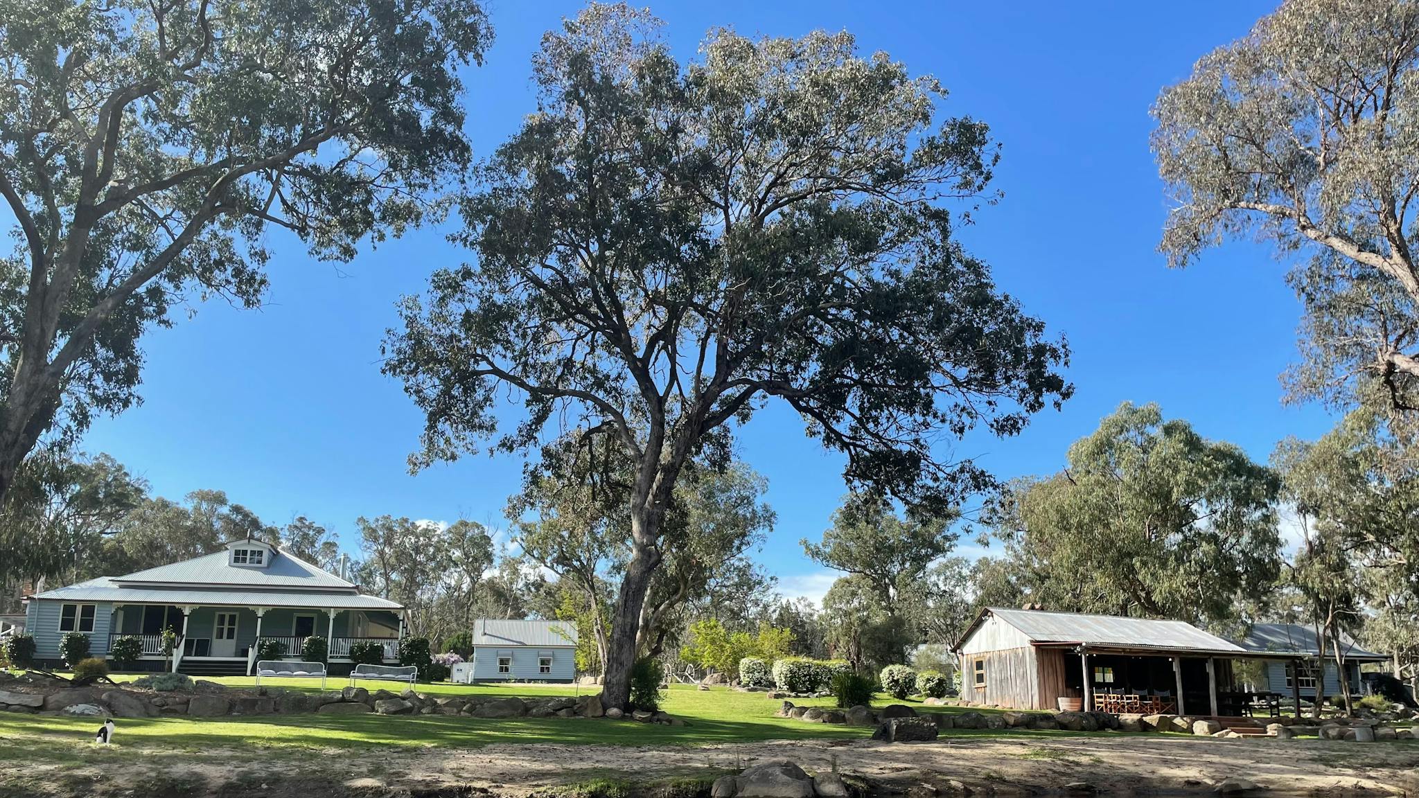 Diamondvale Cottages as viewed from Quart Pot Creek Diamondvale Cottages as viewed from Quart Pot Creek