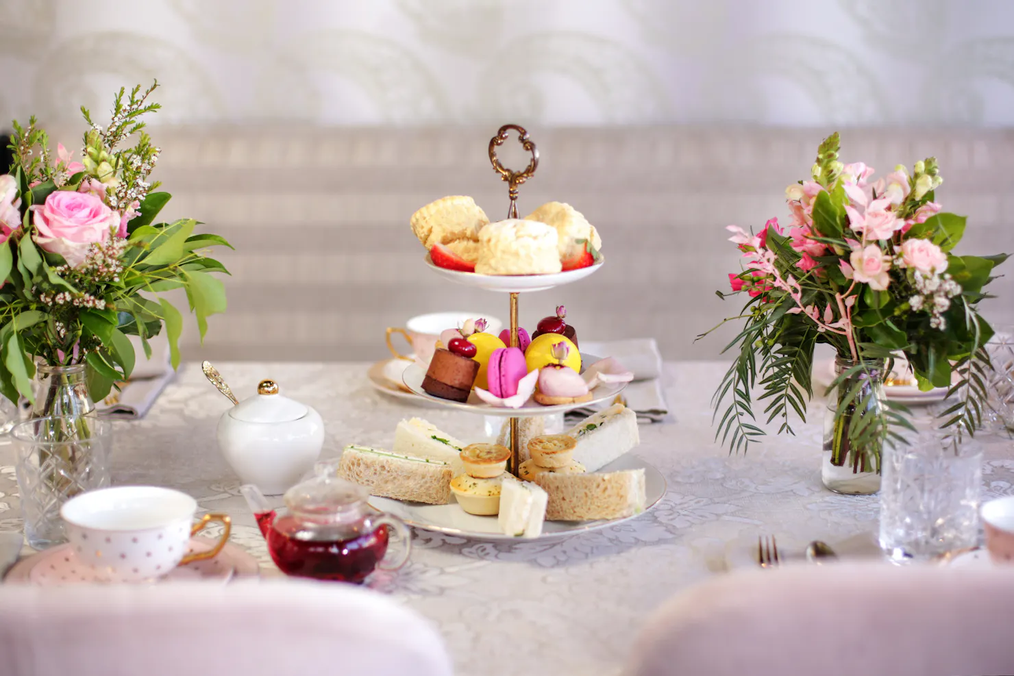 High Tea tier at Aimee provence