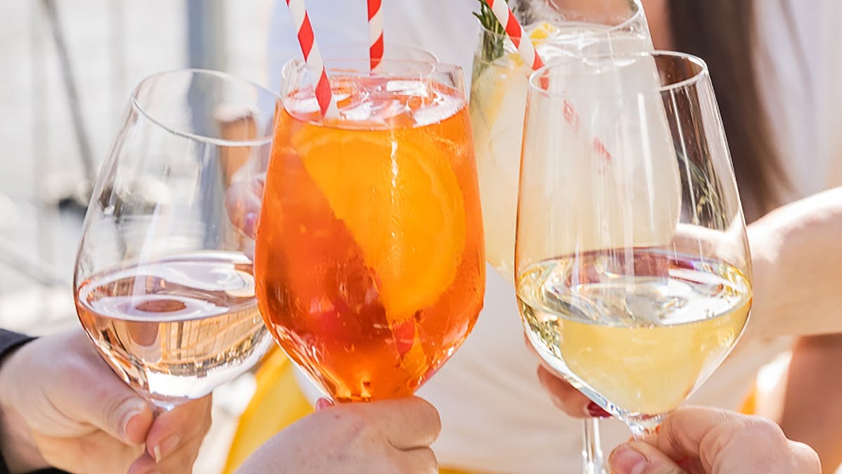 Spritz on the deck at Ciao Papi