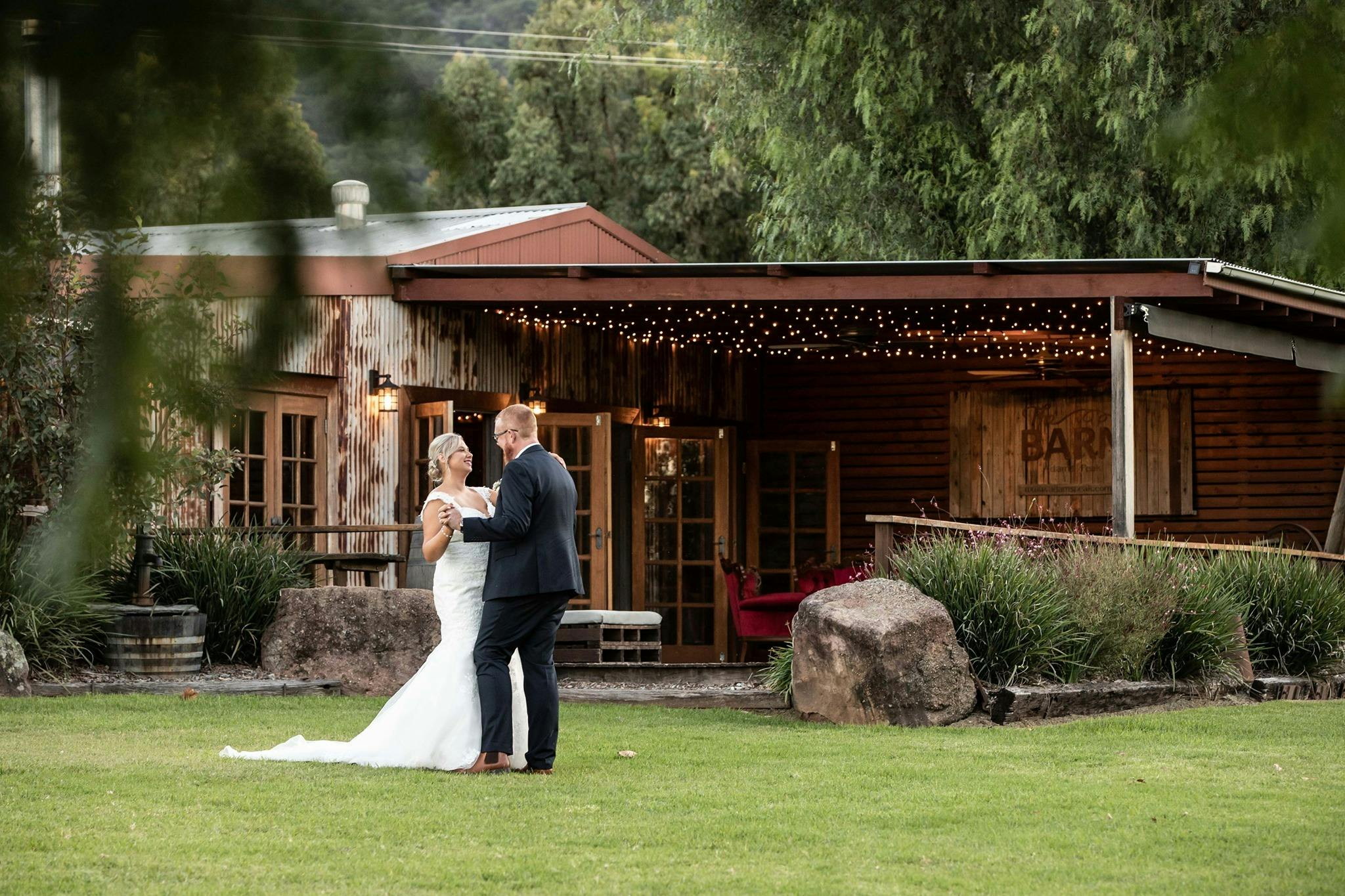 When the bride and groom stop... and take in the moment...