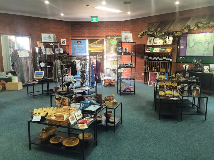 Giftshop at Tenterfield Visitor Centre