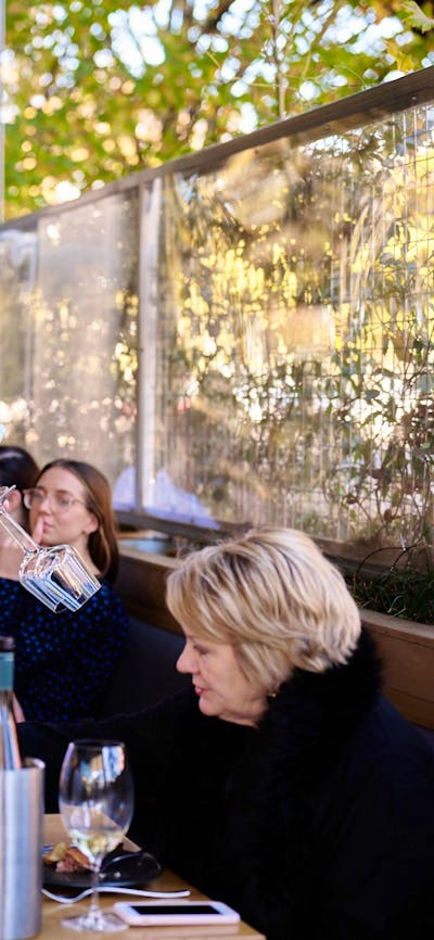 Dining area at lunchtime
