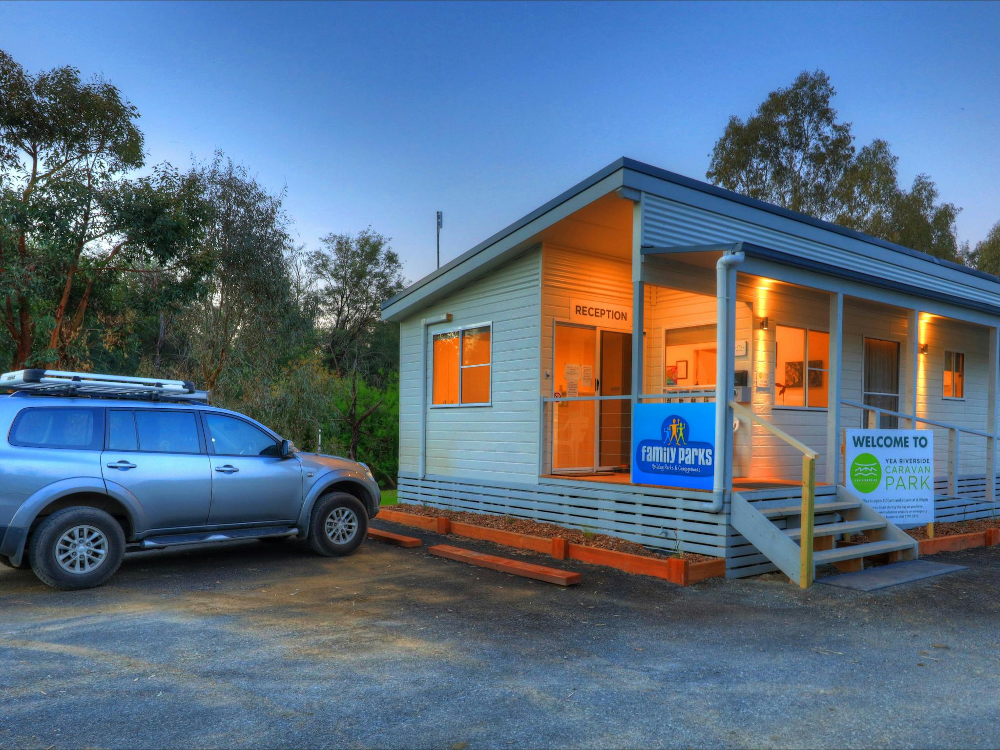 Yea Riverside Caravan Park Reception